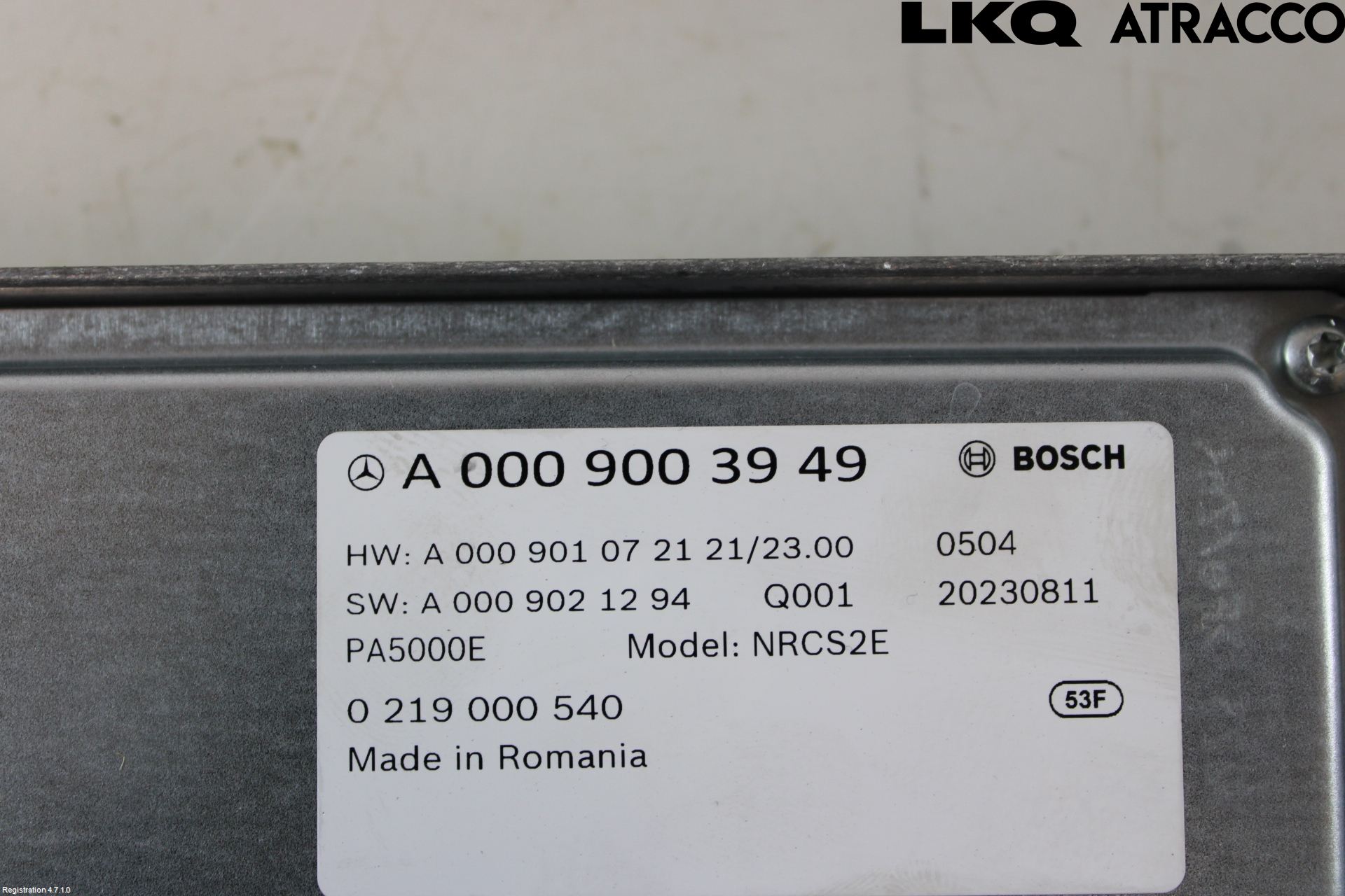 Mercedes-Benz MB EQE SUV (X294) 22- Styreenhet Parkering
