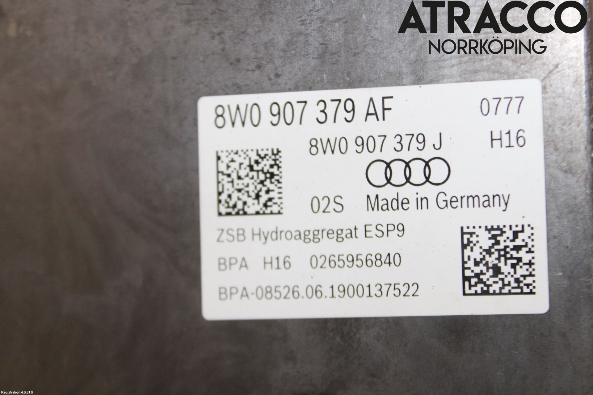 Audi A5 17- Abs Hydraulikkaggregat