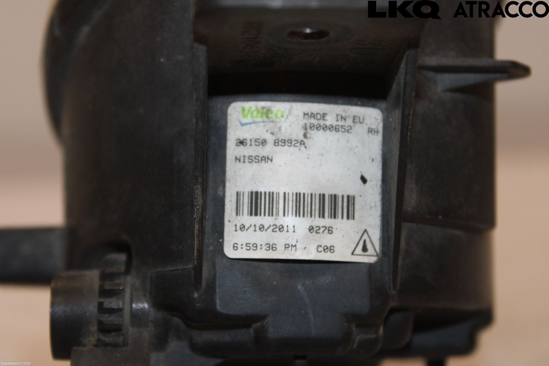 Nissan QASHQAI+2  10-14 Frontlykt-Kurve-Tåkelys