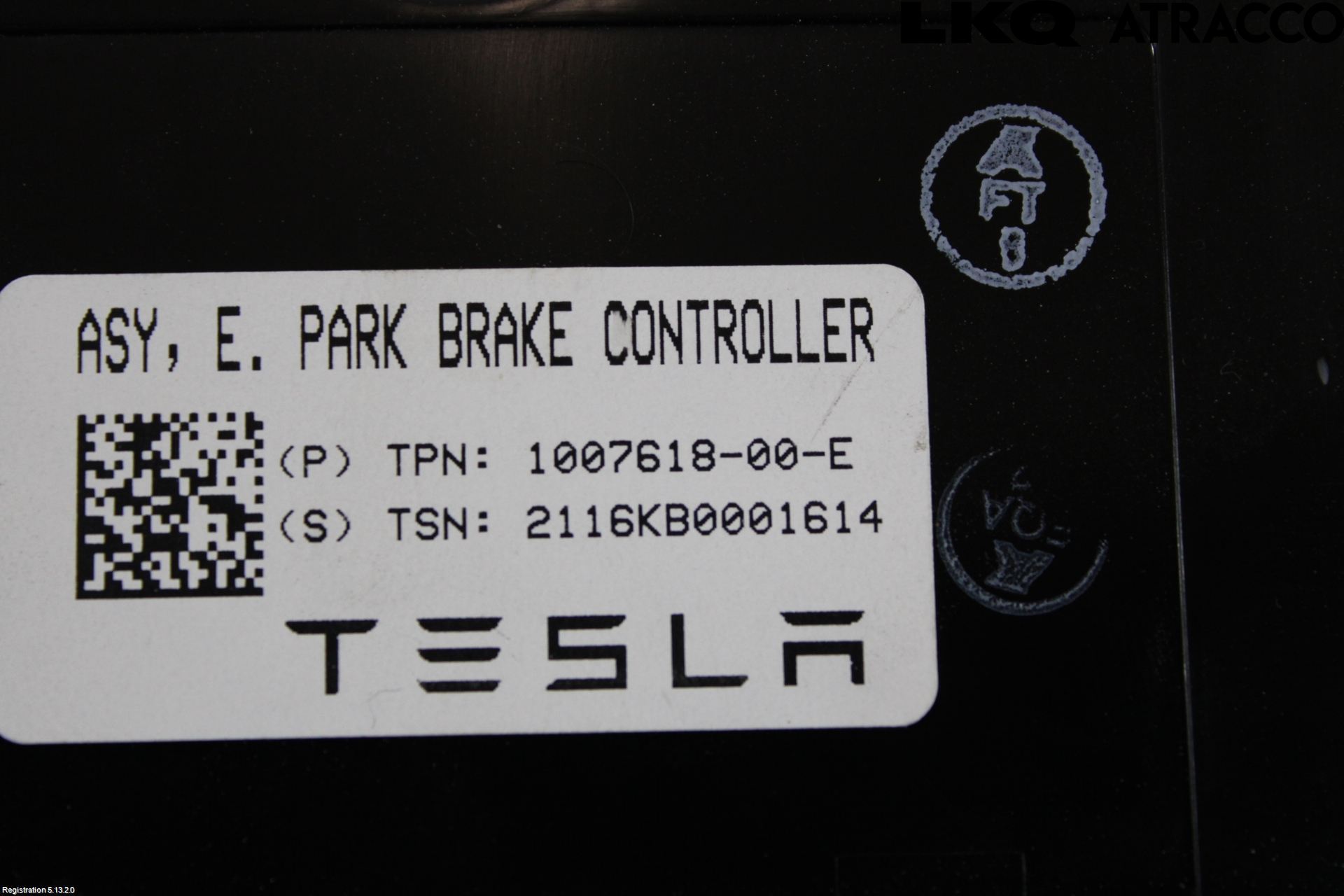 Tesla MODEL X 16- Styreenhet Parkbrems