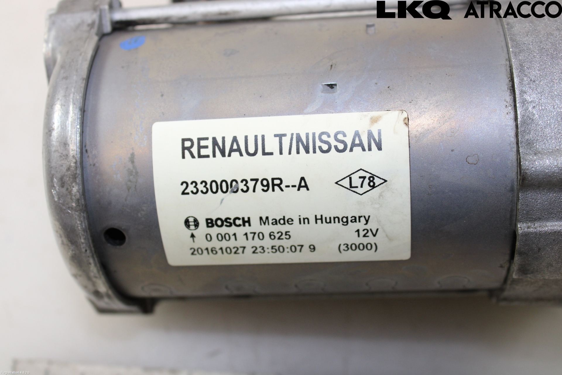 Nissan QASHQAI 14-17 Startmotor Diesel