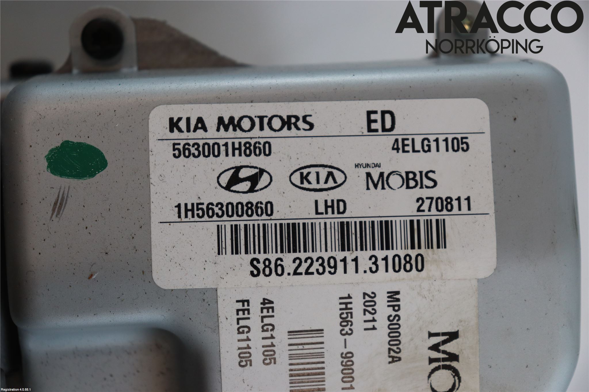 Kia CEED 06-12 Rattakselaggregat Innebygd Servo