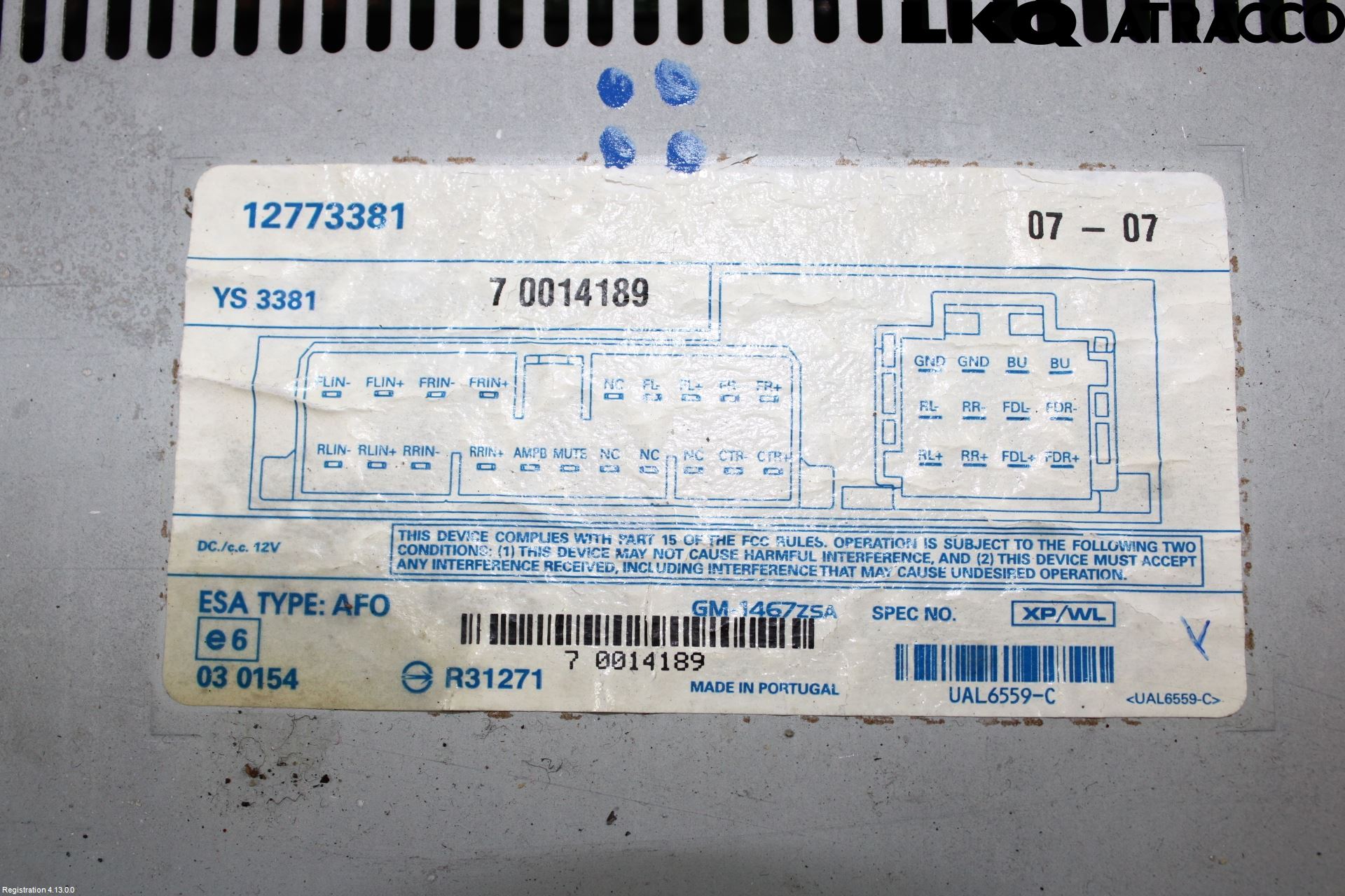 Saab 9-3 VER 2 Stereo Forsterker