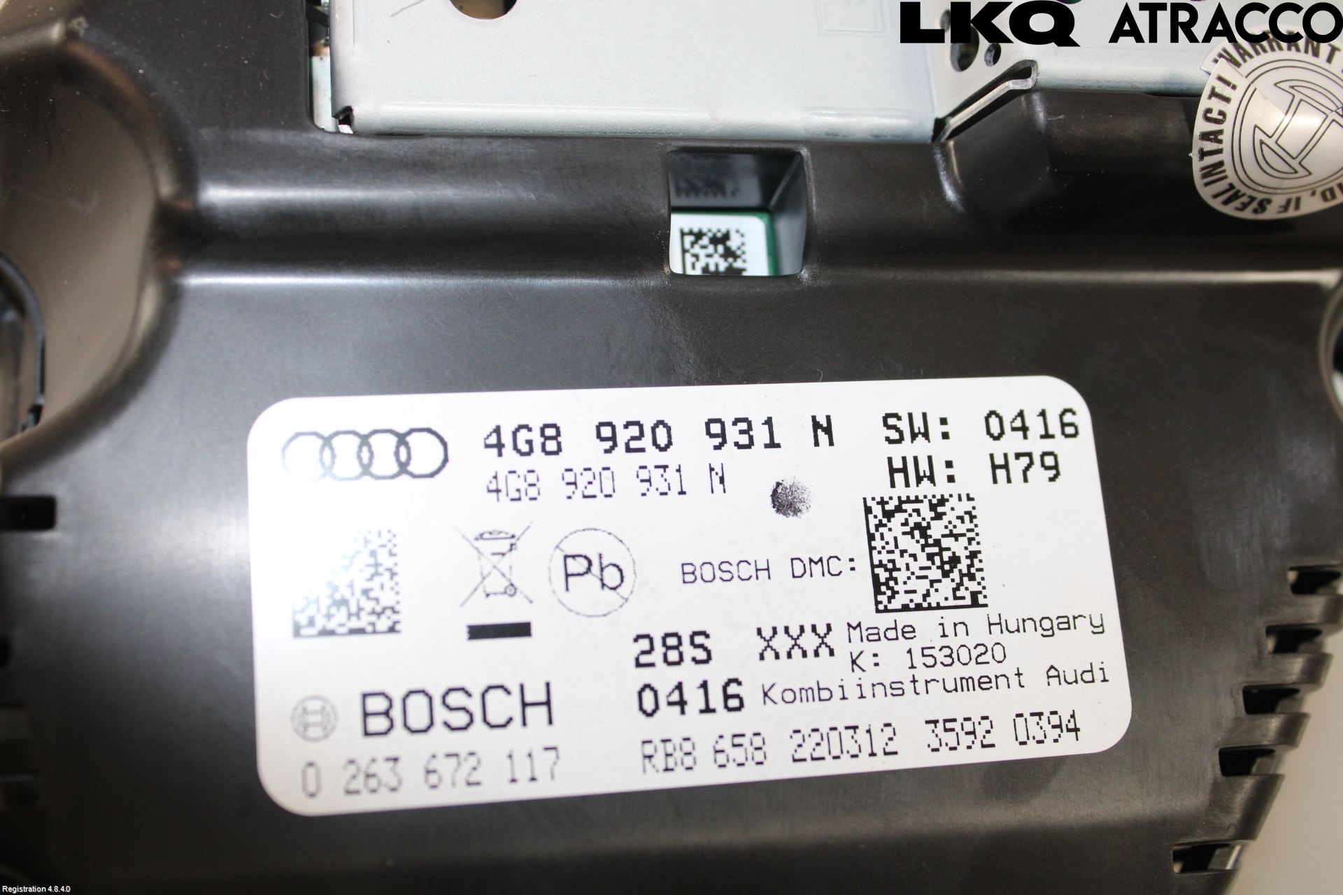 Audi A6/S6 4G 11-18 Instr Kombinert