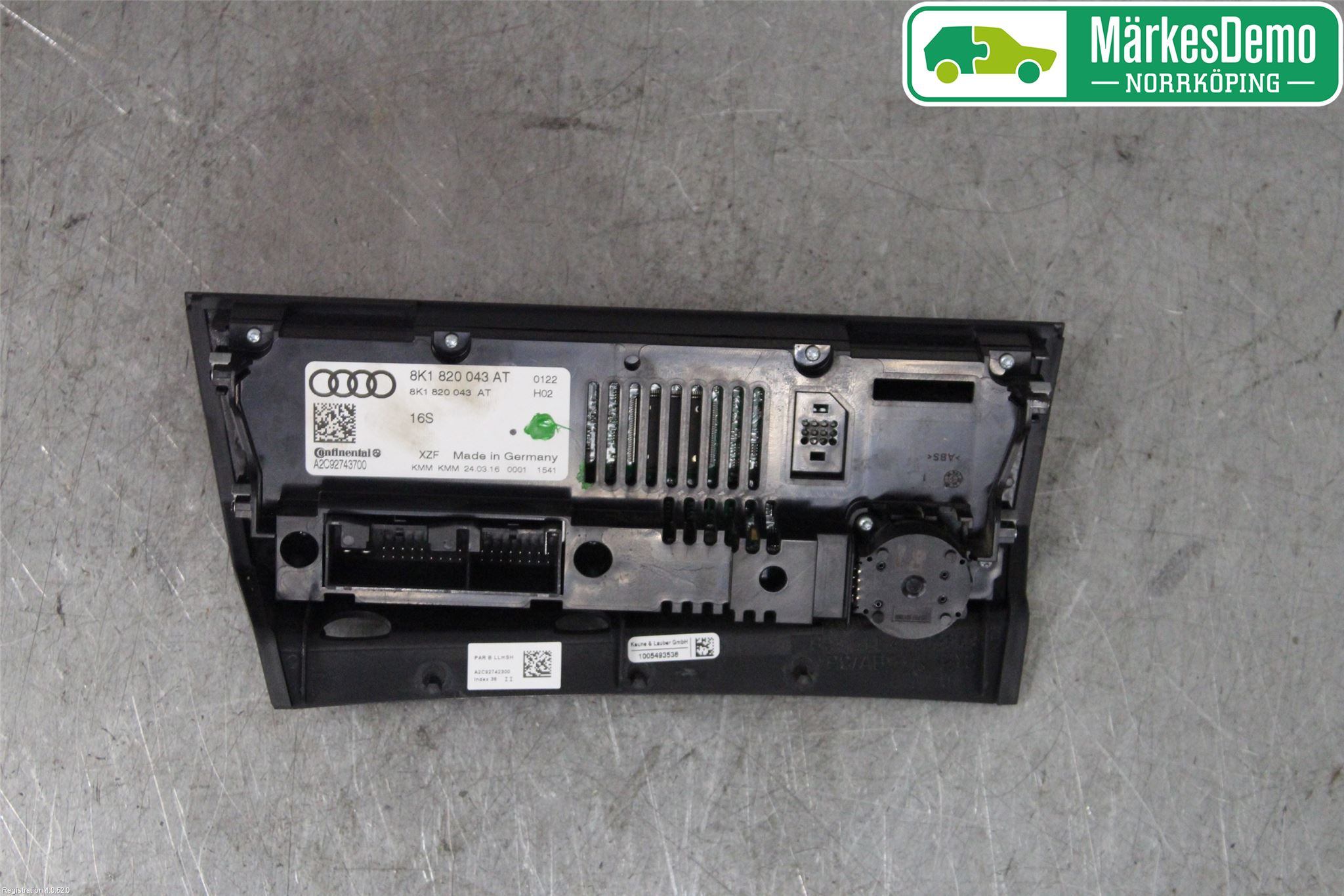 Audi A5 07-16 Varmeapparat Panel(Regulering)