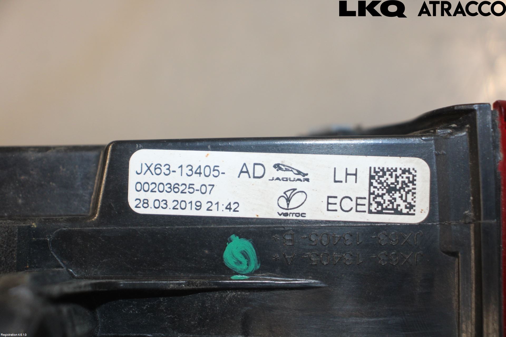 Jaguar XF (X260) 16-24 Baklykt Venstre