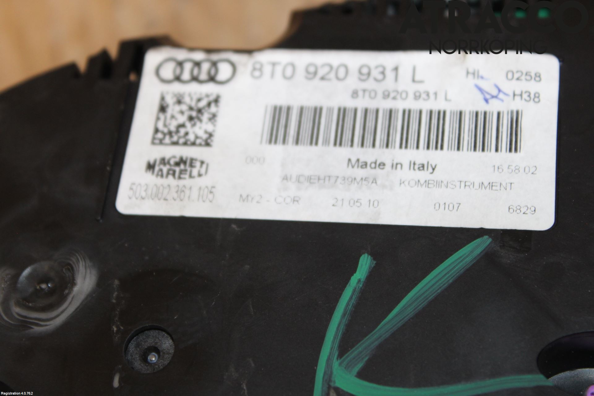 Audi A5 07-16 Instr Kombinert