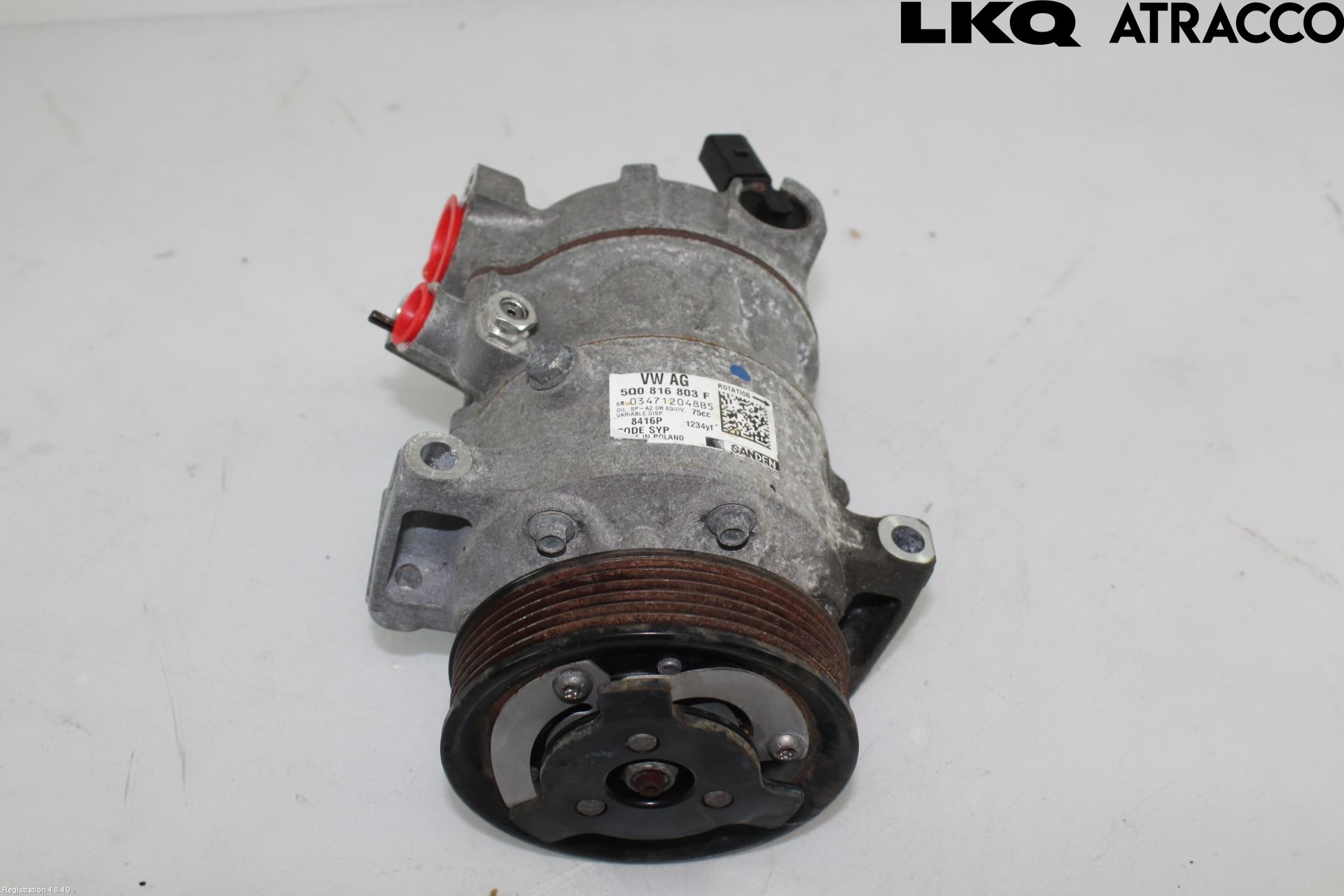 Volkswagen VW TIGUAN 16-24 Varme Ac Kompressor
