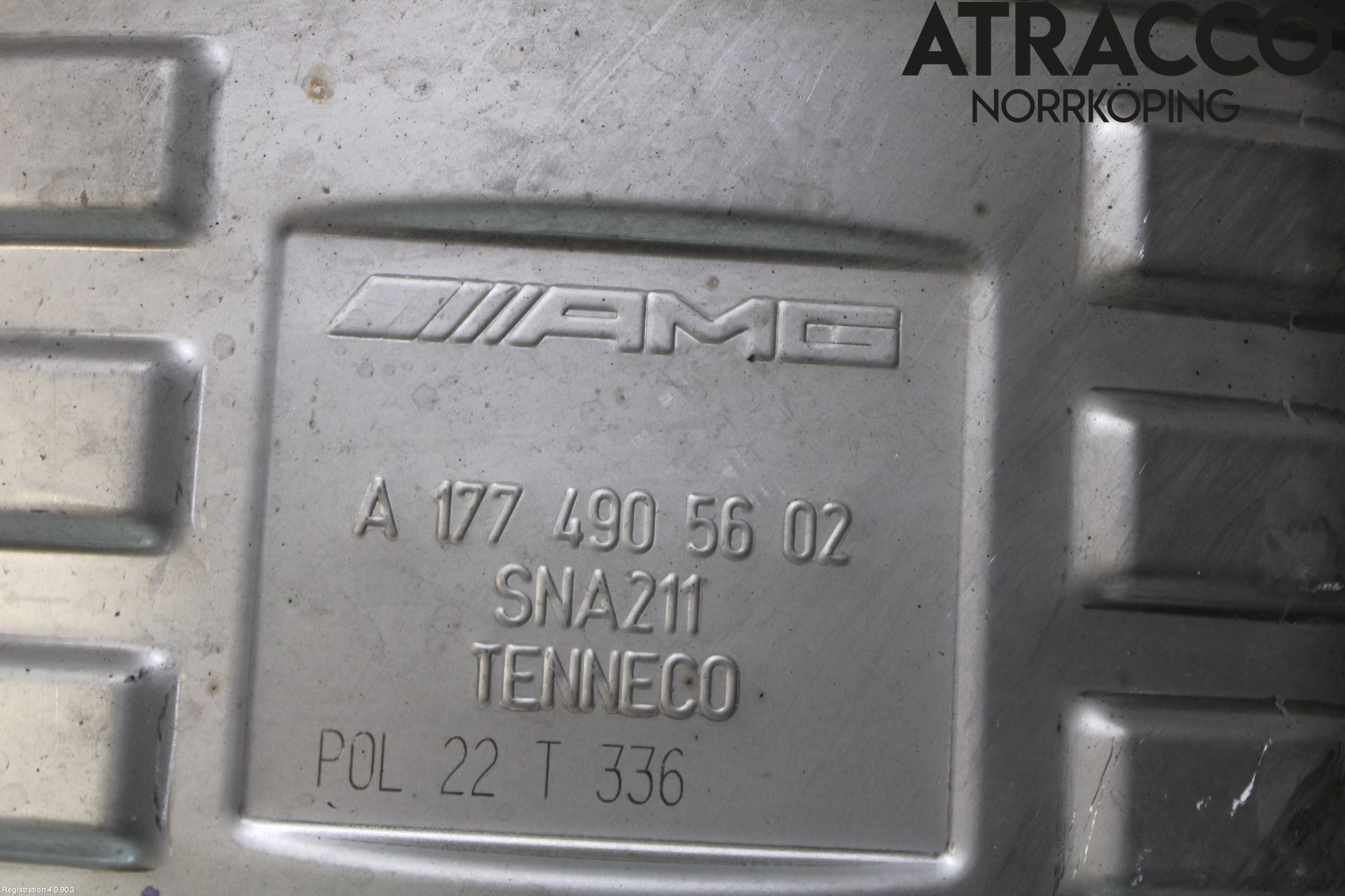 Mercedes-Benz MB A-KLASS (W177) 18- Eksos Bakre Potte