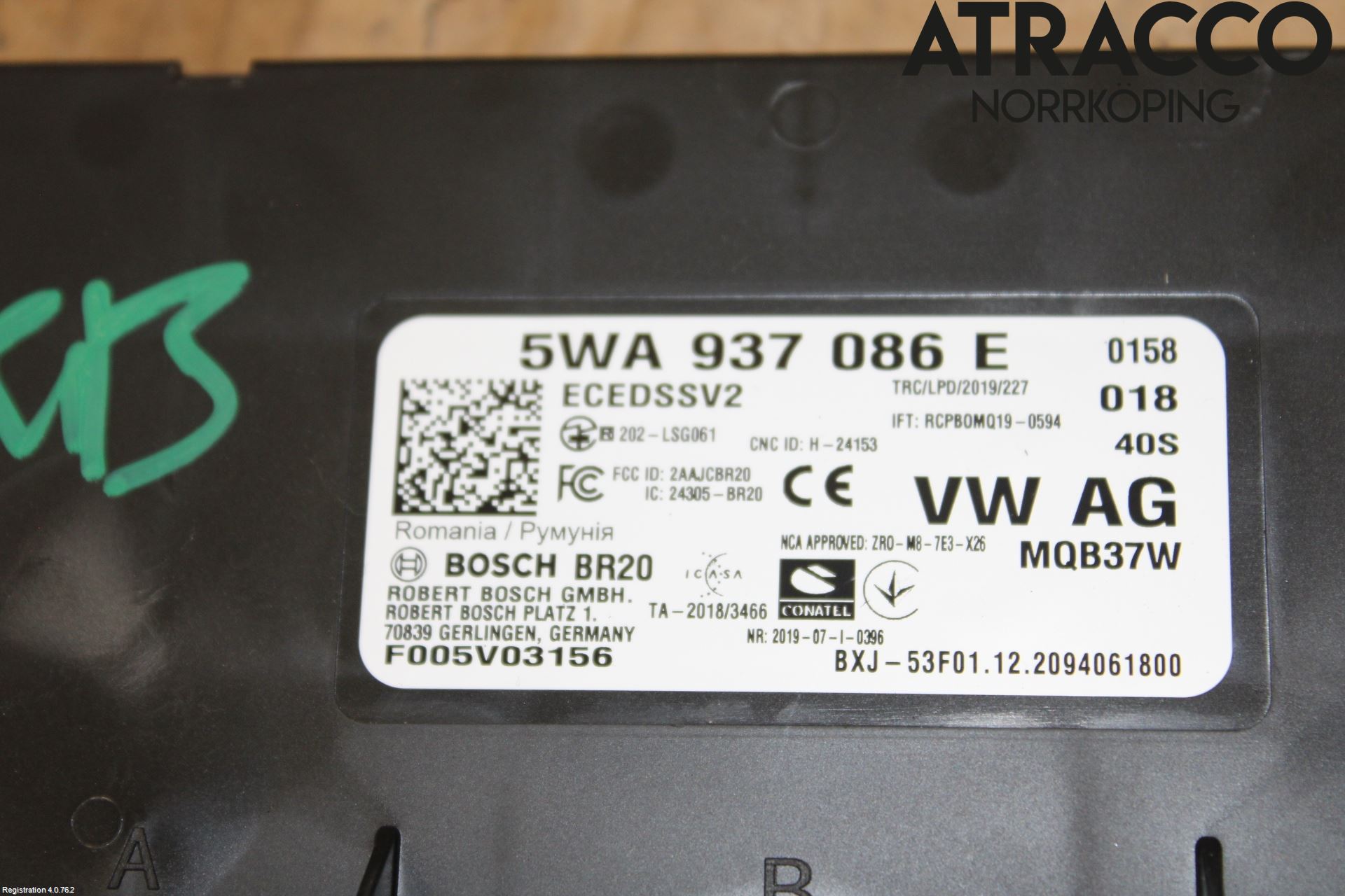 Volkswagen VW GOLF / E-GOLF VIII 20- Styreenhet Klima