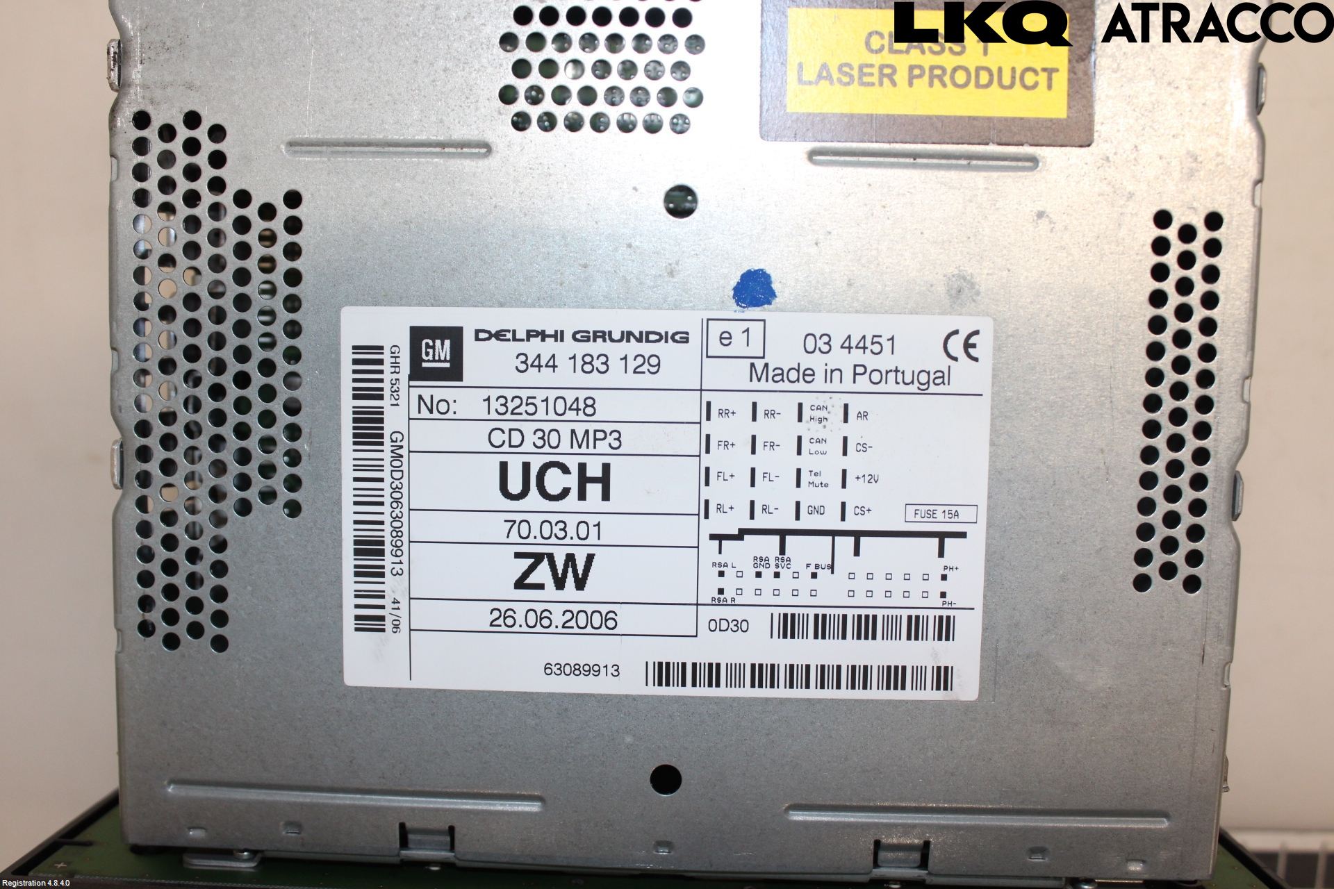 Opel ZAFIRA B 06-14 Stereo Radio Med Cd