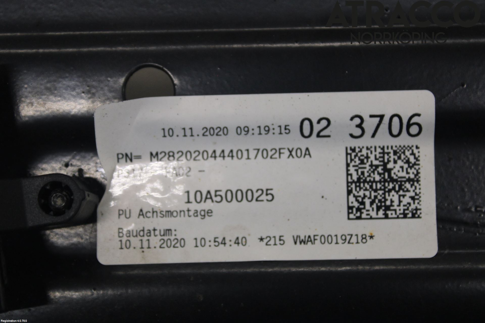 Volkswagen VW ID.3 21- Bakaksel Feste Travers-Ramme