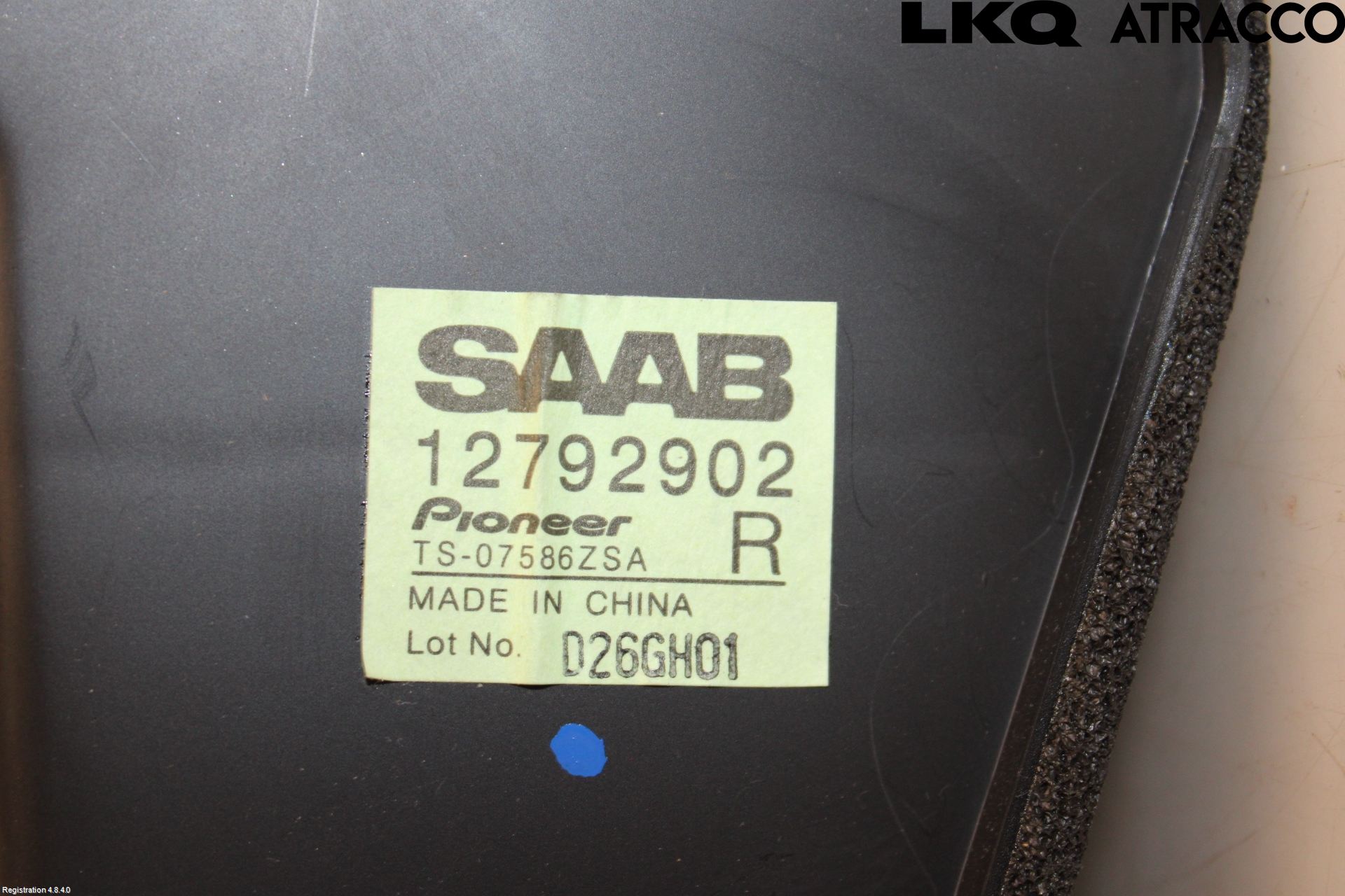Saab 9-3 VER2/VER3 08-15 Innr Høyttaler