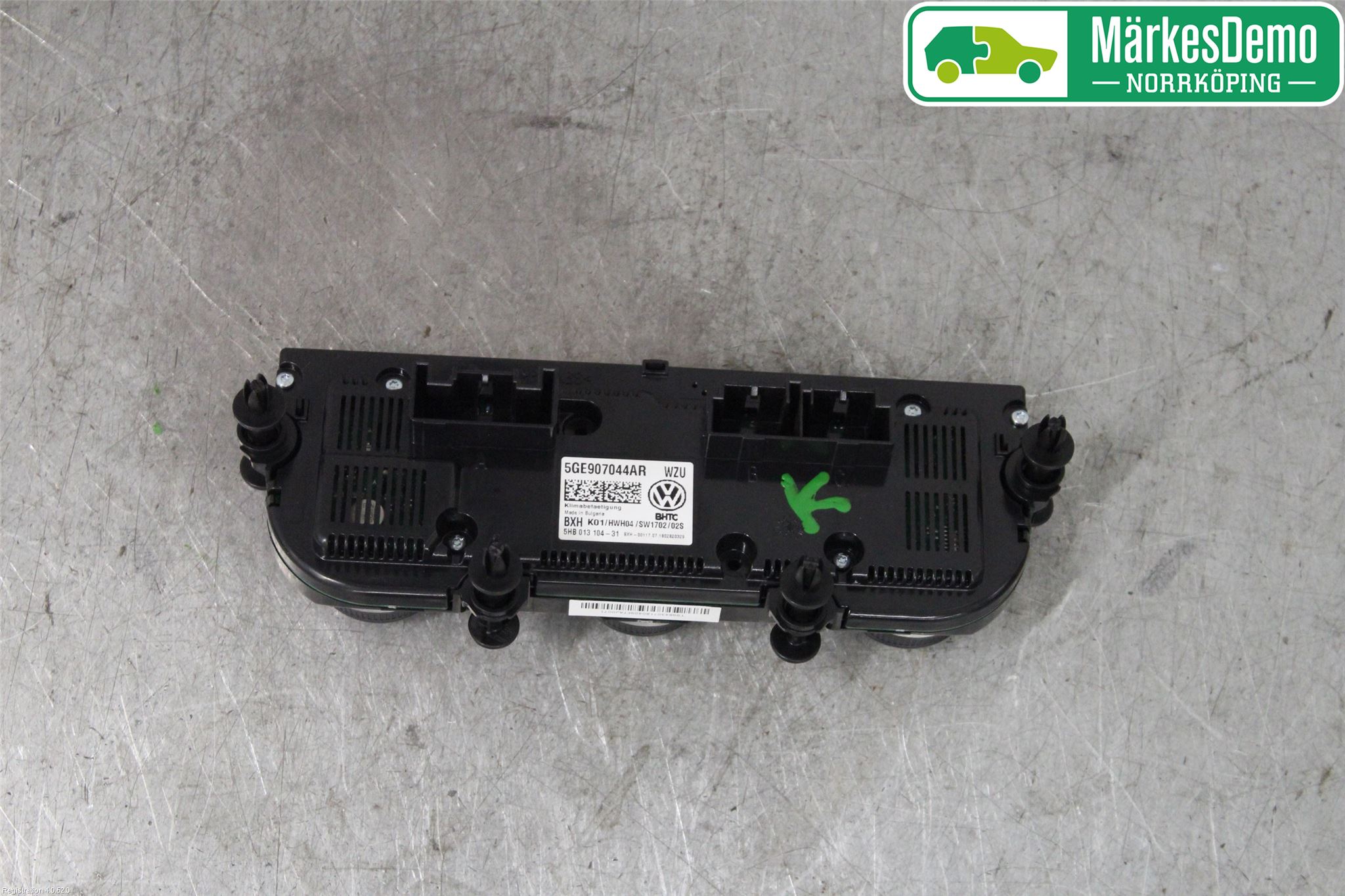 Volkswagen VW PASSAT 15-19 Varmeapparat Panel(Regulering)