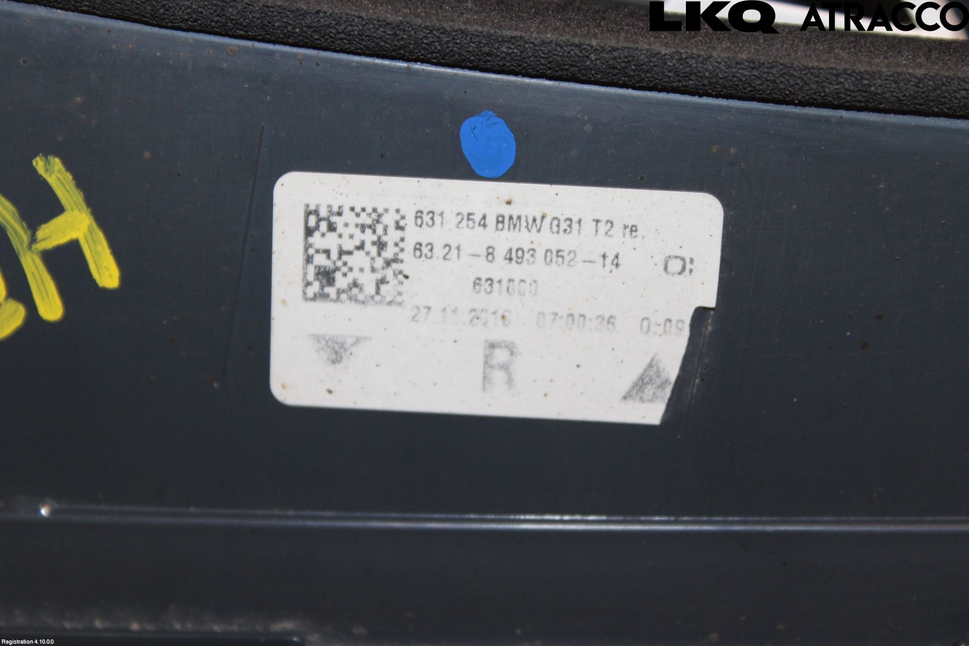 BMW 5 G30/G31/F90 17-23 Baklykt Høyre  På Luke(Indre)