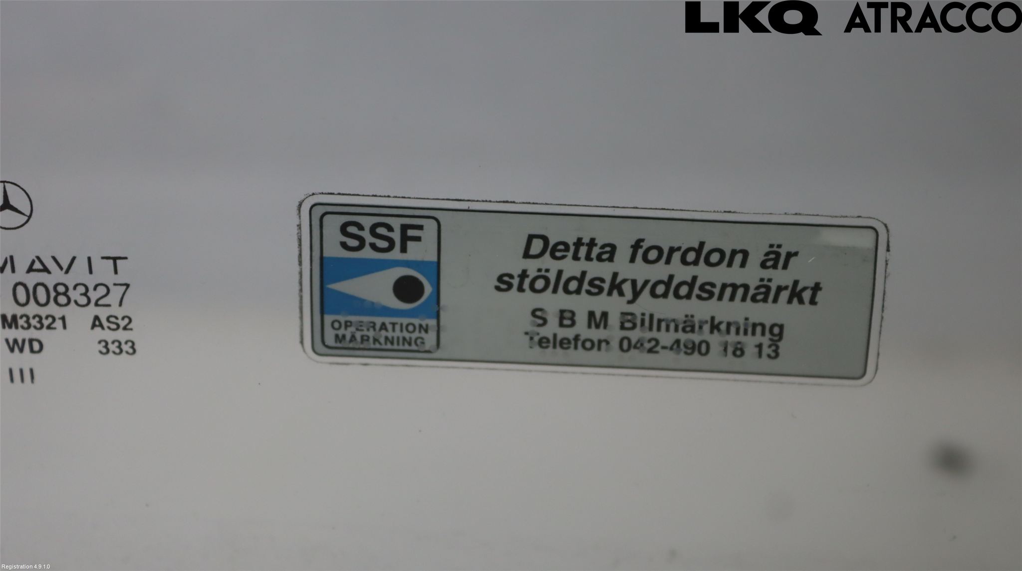 Mercedes-Benz MB S/CL-KLASS (W140) 91-98 Dørrute Foran Høyre 4 Dørs
