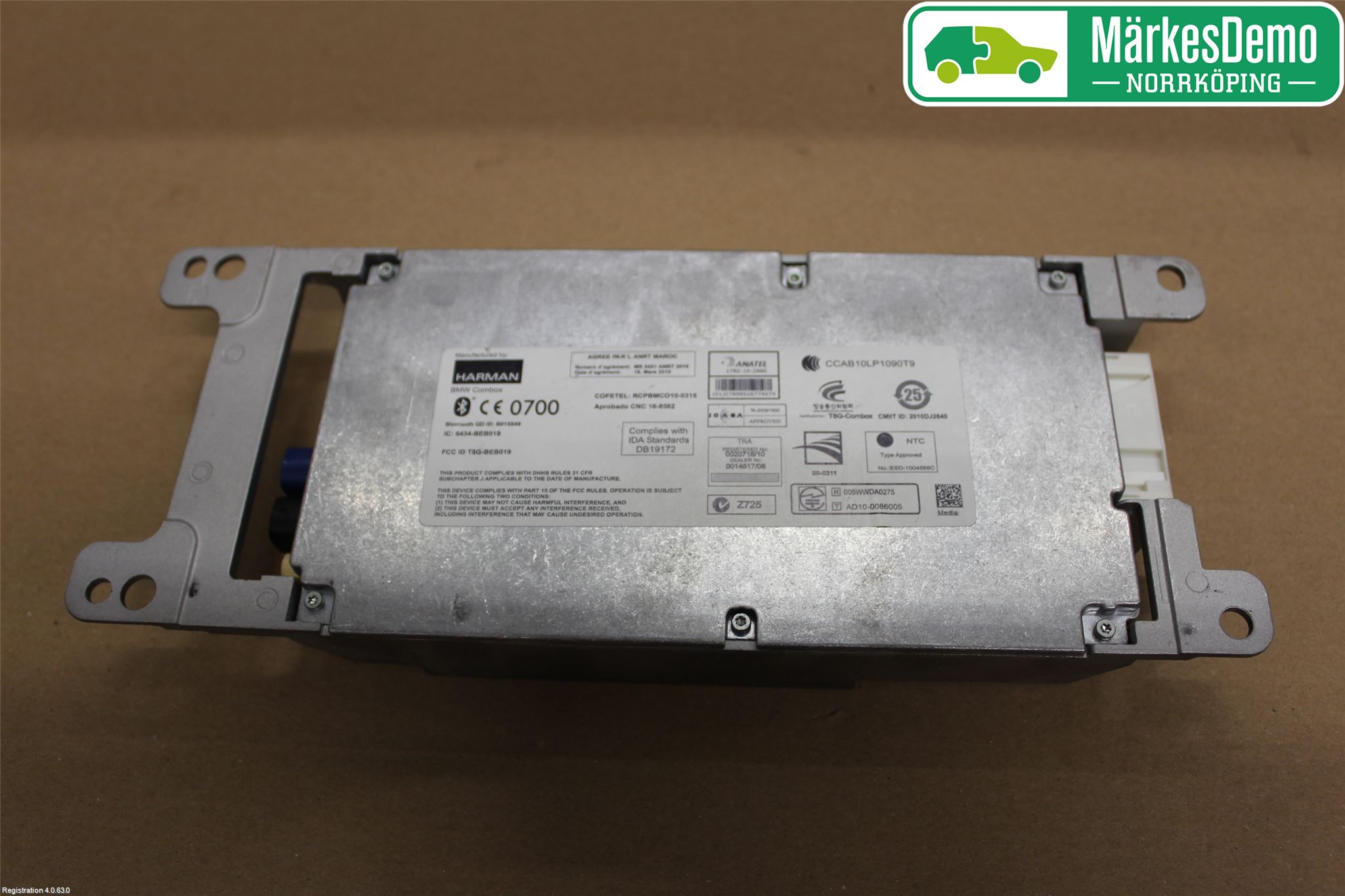 BMW 5 F10/F11/F18 09-17 Styreenhet Øvrig