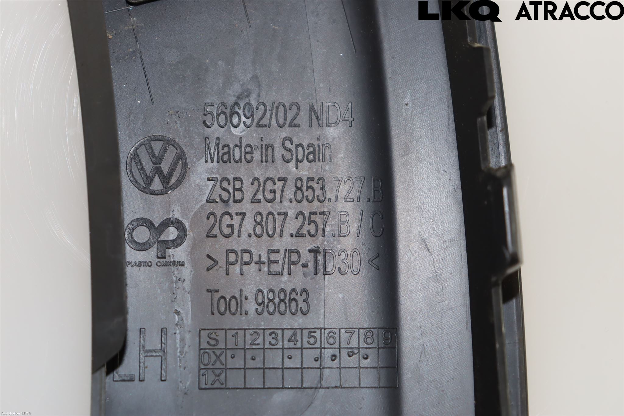 Volkswagen VW TAIGO 22- Skjerm Bredder