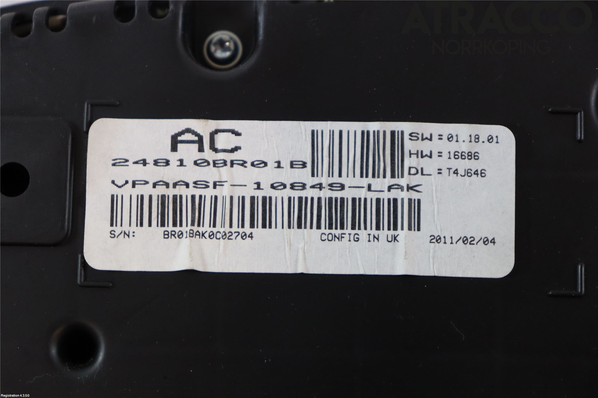 Nissan QASHQAI 10-14 Instr Kombinert