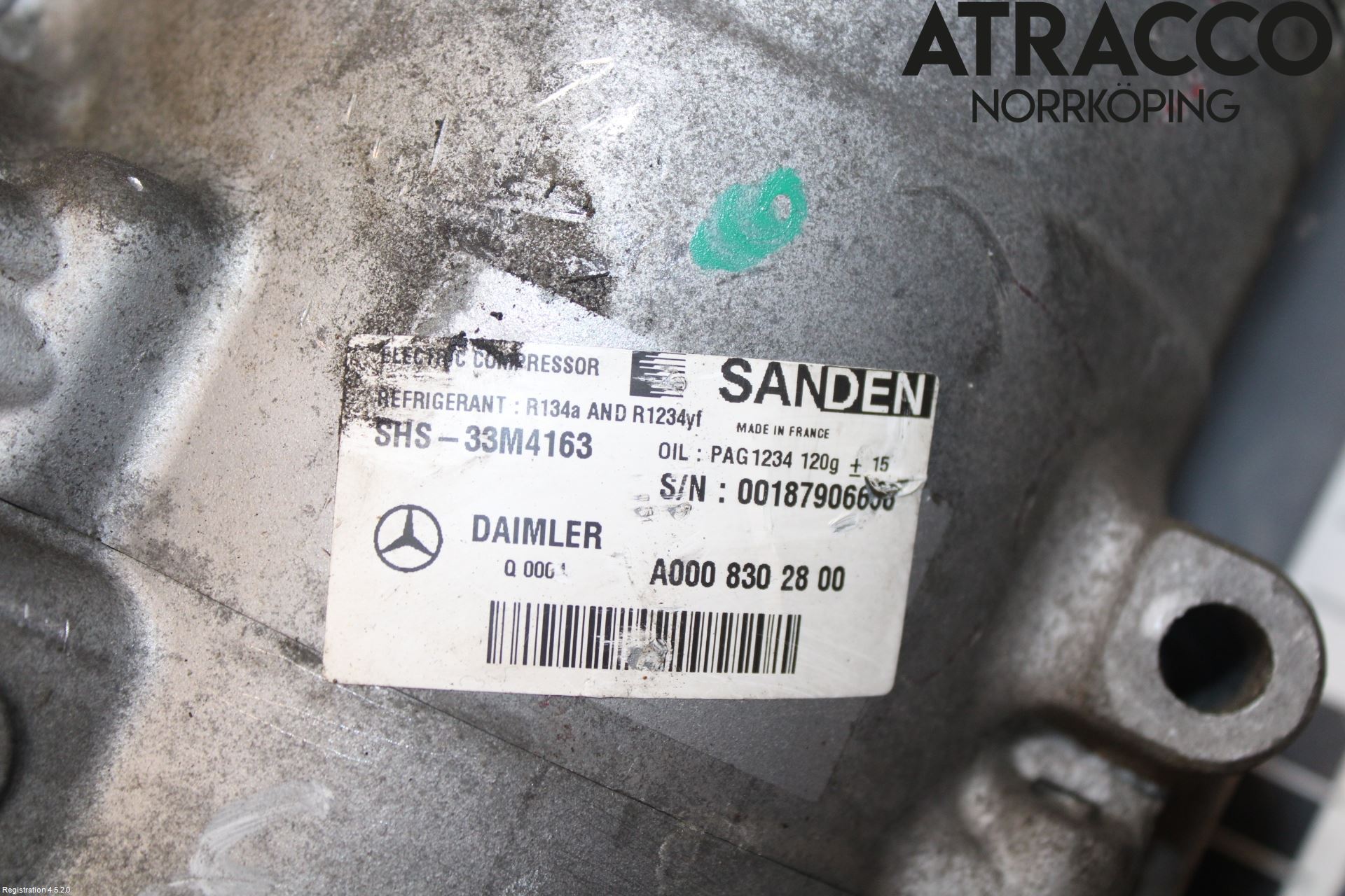 Mercedes-Benz MB C-KLASS (W205) 14-21 Varme Ac Kompressor