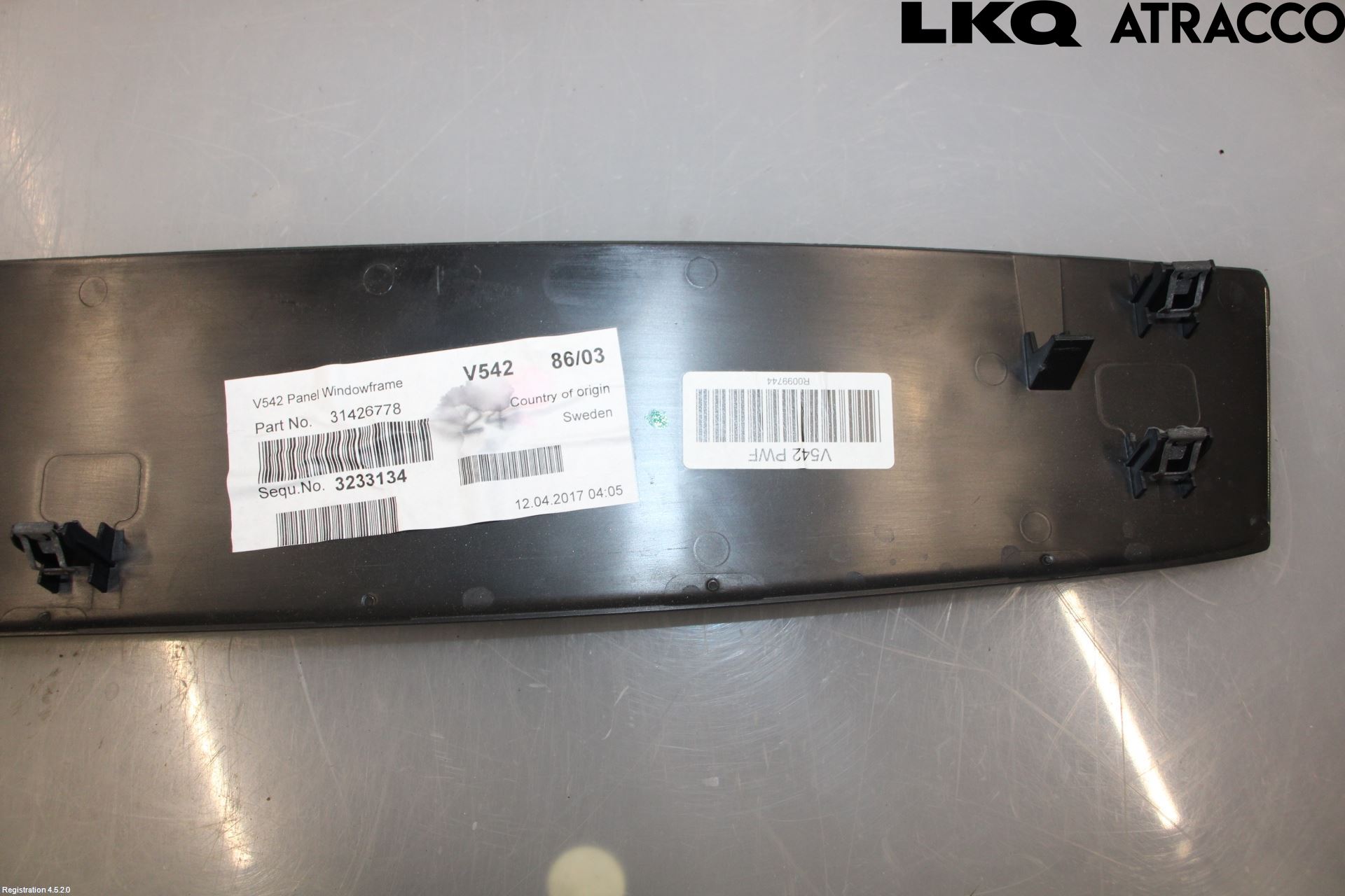 Volvo V90 CROSS COUNTRY 17->> Innvendig Takbrakett