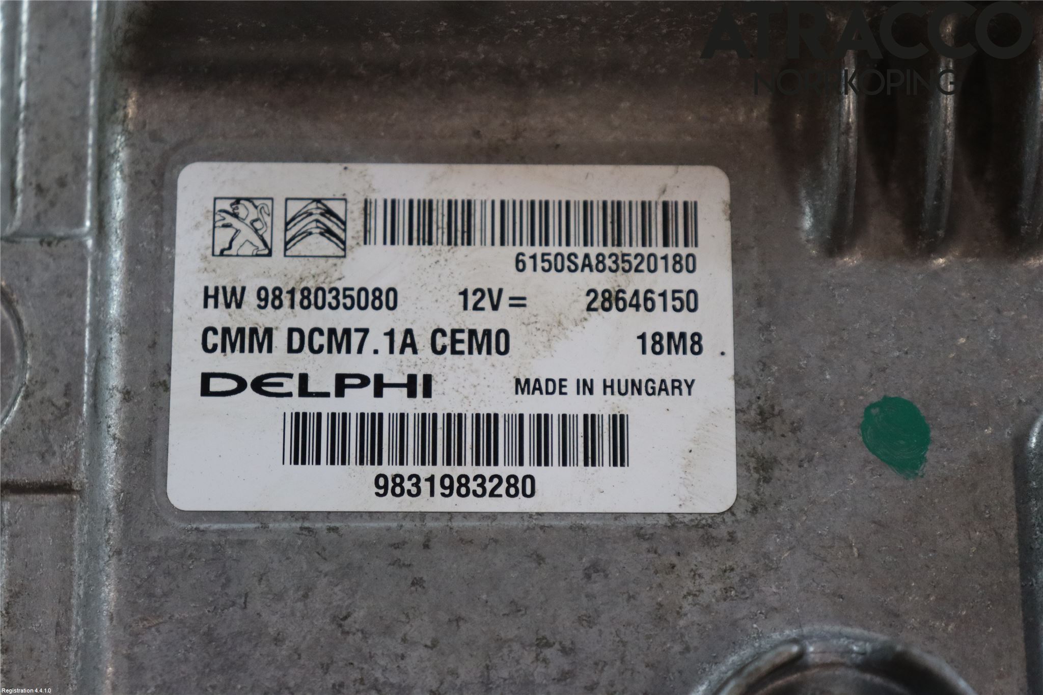 Peugeot 3008 17-24 Styreenhet Dieselpumpe