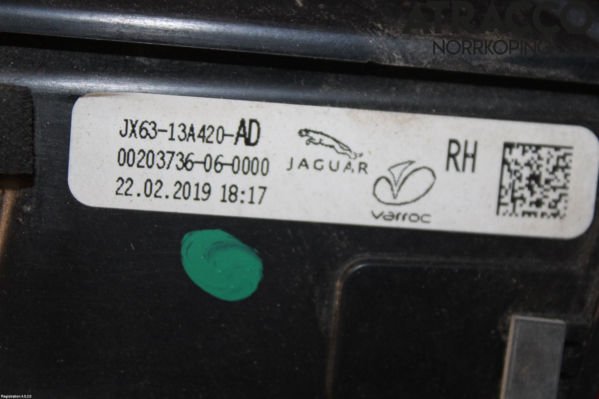 Jaguar XF (X260) 16-24 Baklykt Høyre  På Luke(Indre)