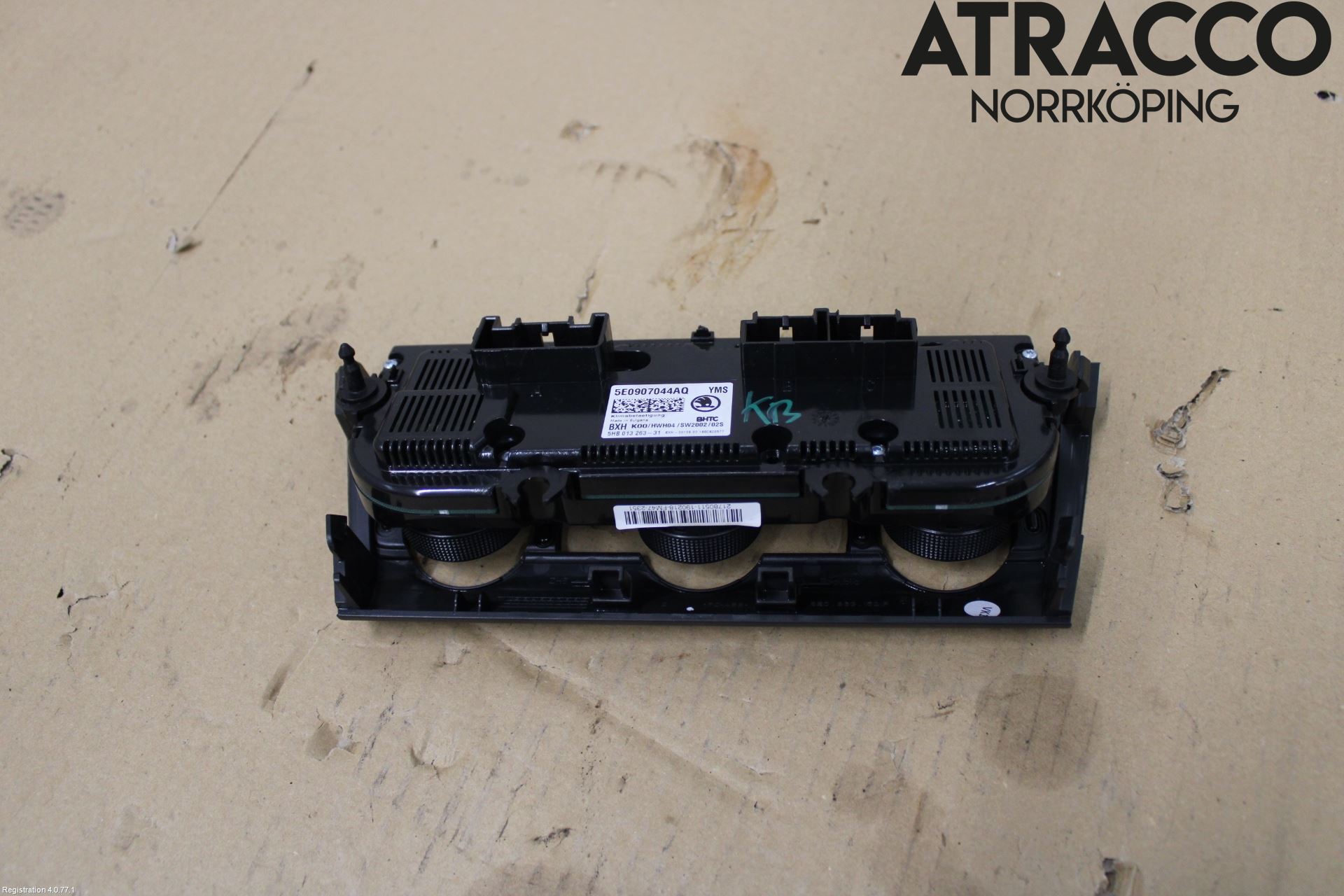 Skoda OCTAVIA (5E) 13-20 Varmeapparat Panel(Regulering)