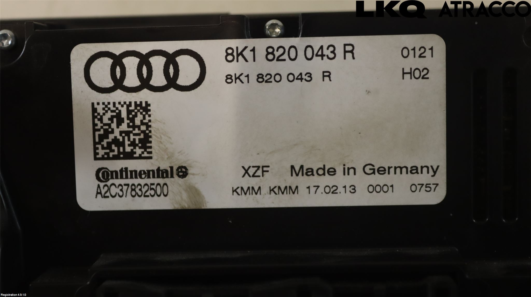 Audi A5 07-16 Varmeapparat Panel(Regulering)