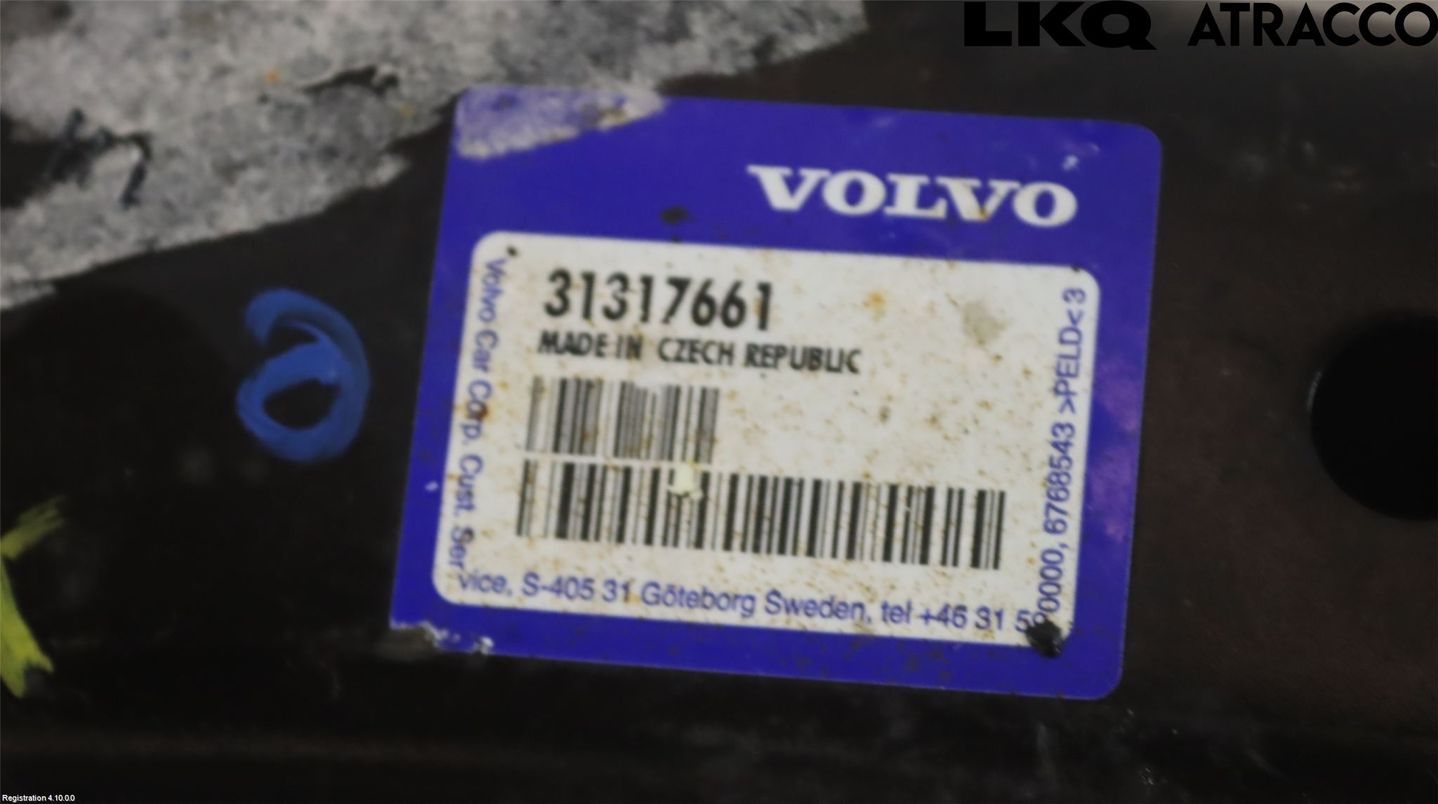 Volvo S80 07-13 Bærearm Foran Venstre Nedre