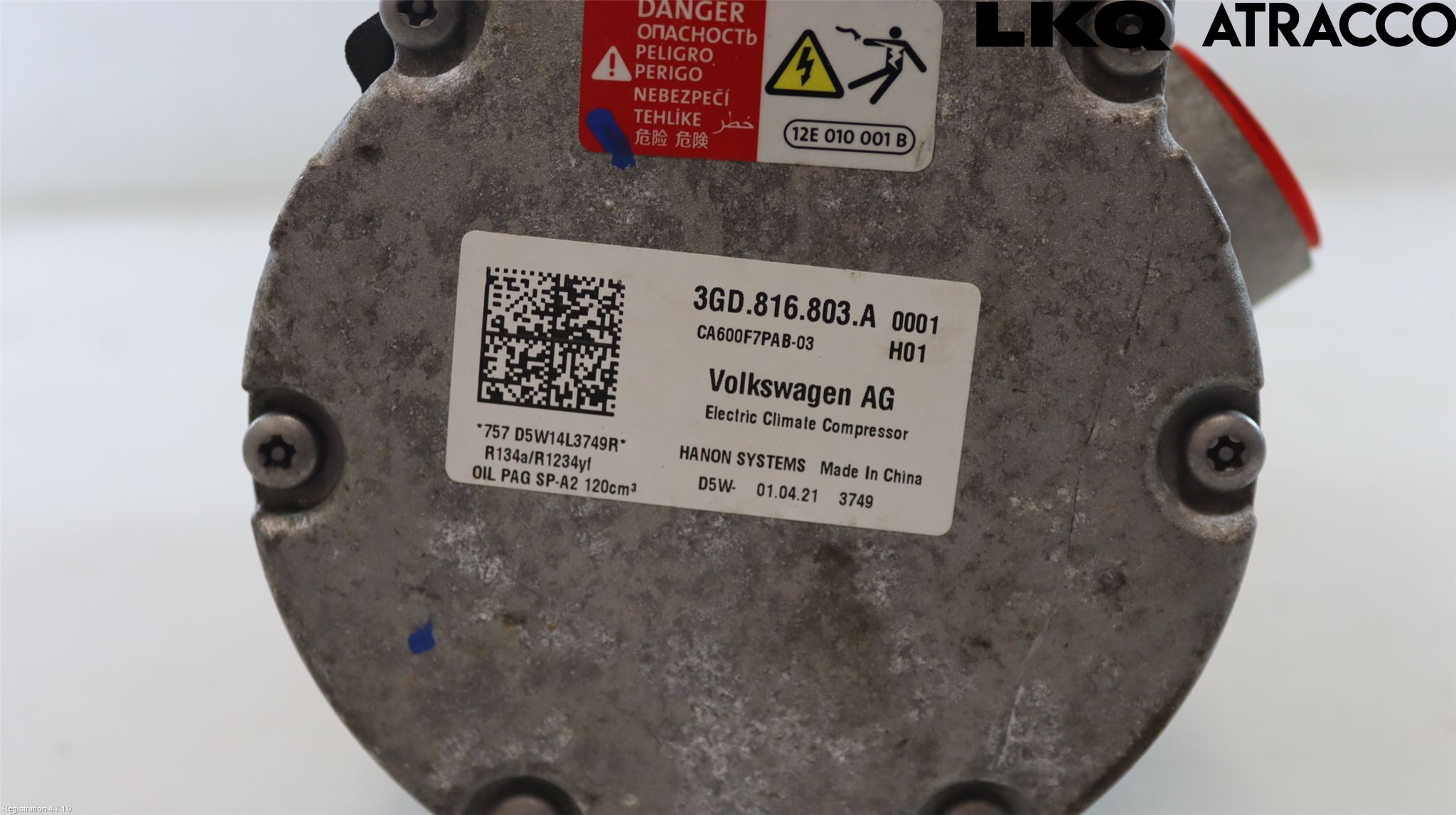 Skoda SUPERB 16-24 Varme Ac Kompressor