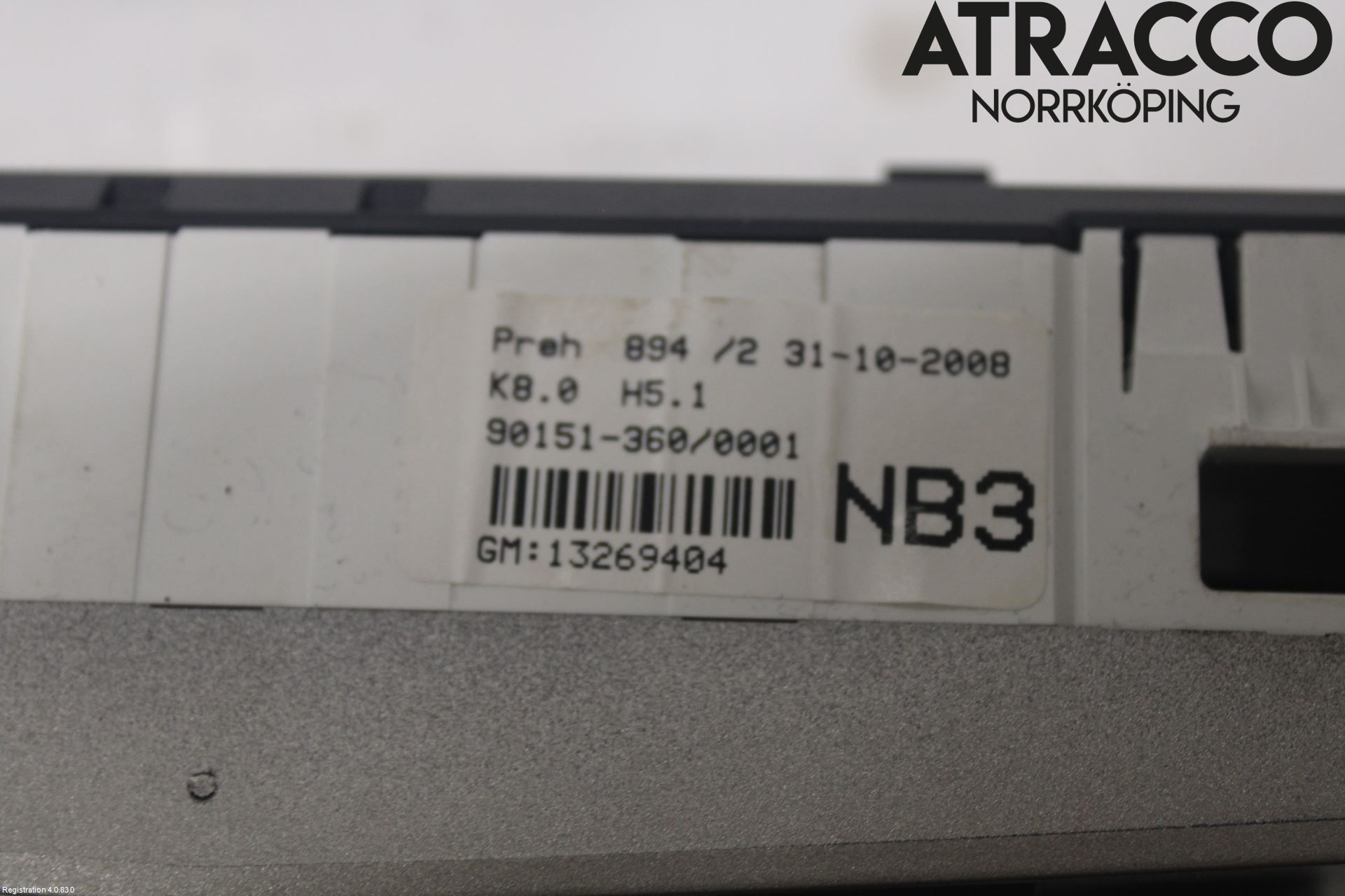 Opel ASTRA H 04-12 Varmeapparat Panel(Regulering)