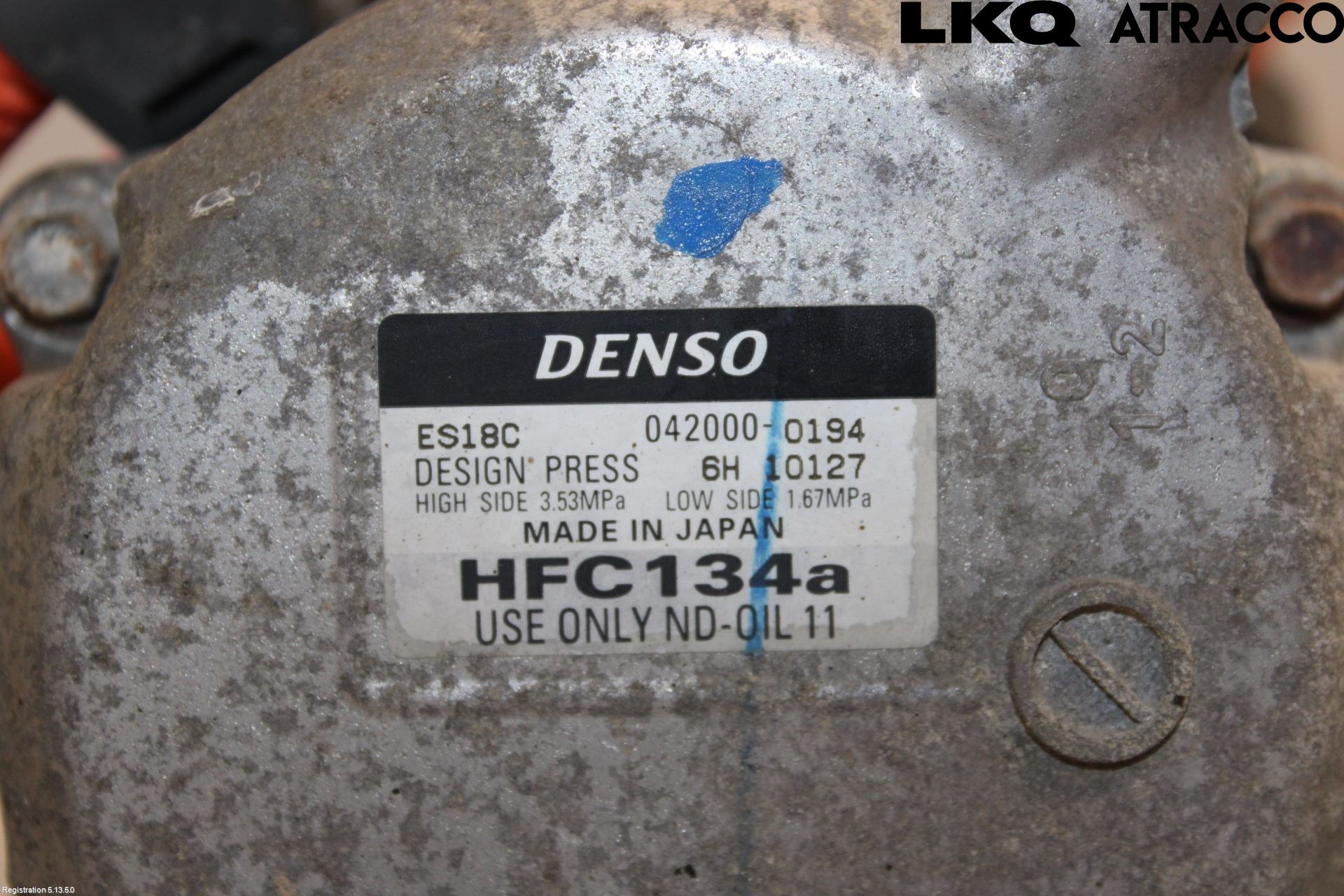 Toyota PRIUS NWH20 04-08 Varme Ac Kompressor