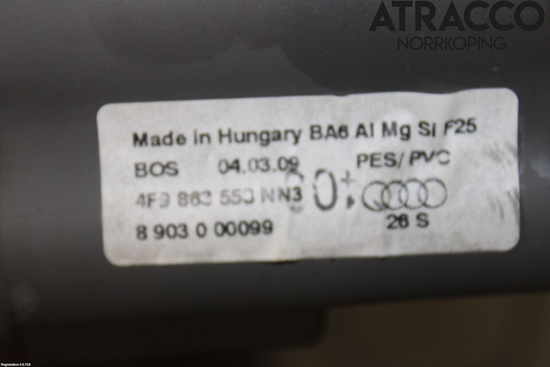 Audi A6/S6     05-11 Innr Innsyn Beskytelse Stv