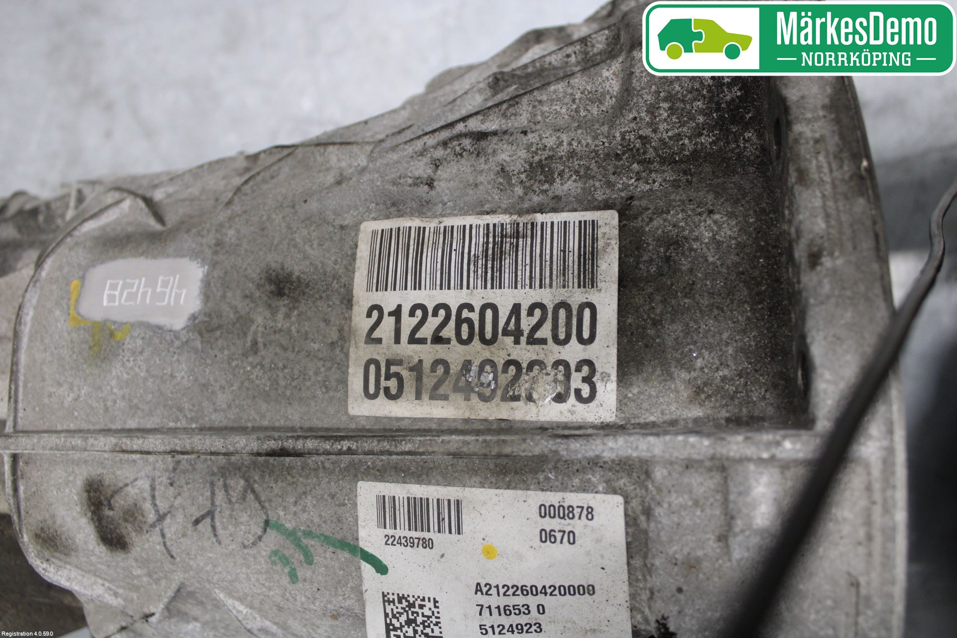 Mercedes-Benz MB C-KLASS (W204) 07-15 Gearkasse 6 Trinn