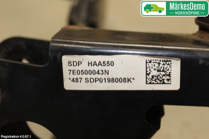 Volkswagen VW TRANSP/CARAVELLE (T6) 16-22 Bakaksel Feste Travers-Ramme