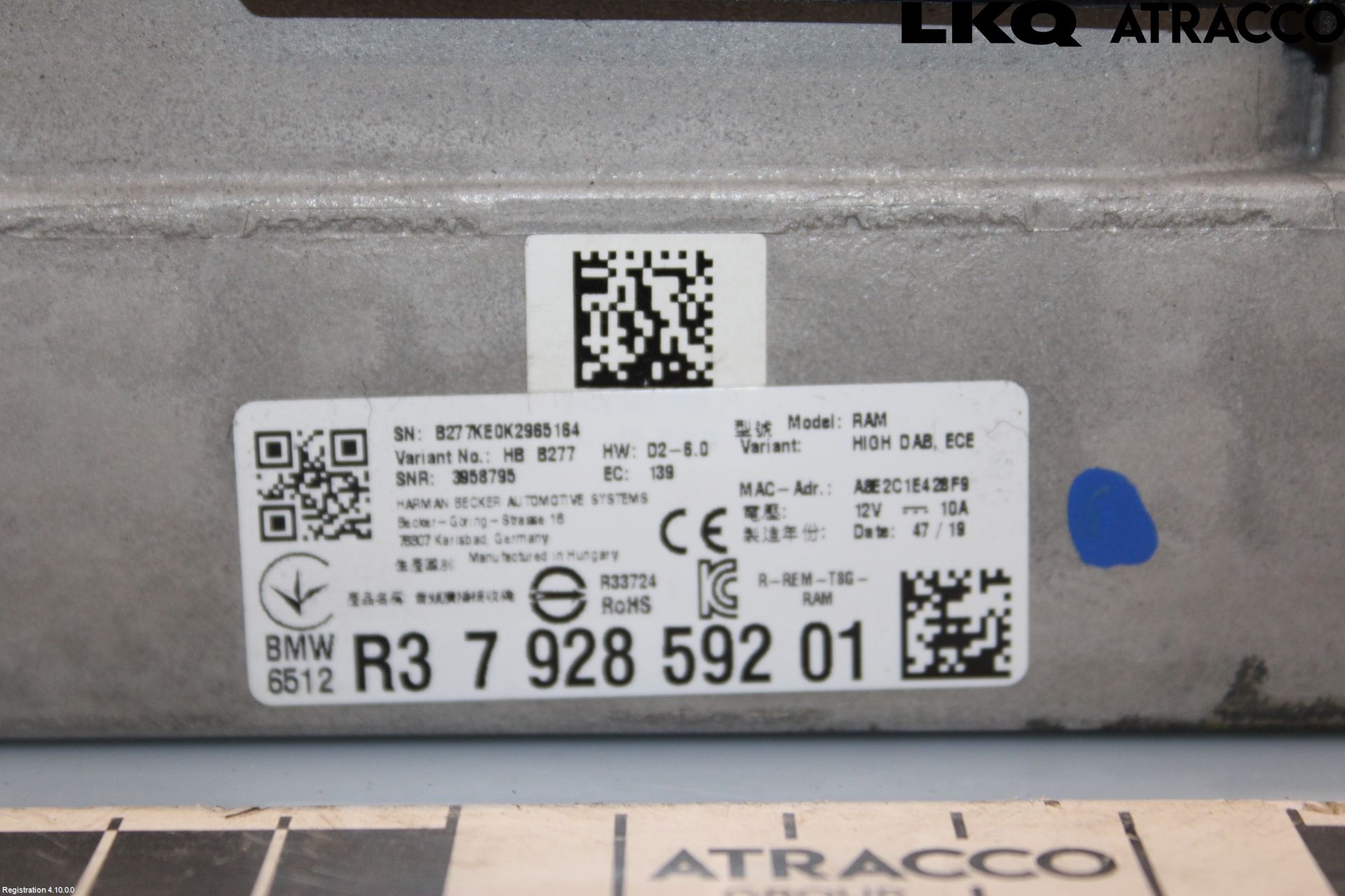 BMW 5 G30/G31/F90 17-23 Stereo Forsterker