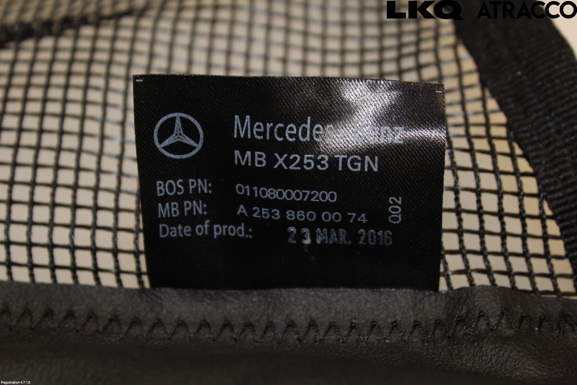 Mercedes-Benz MB GLC-KLASS (X253/C253) 15-22 Innr Lastenett