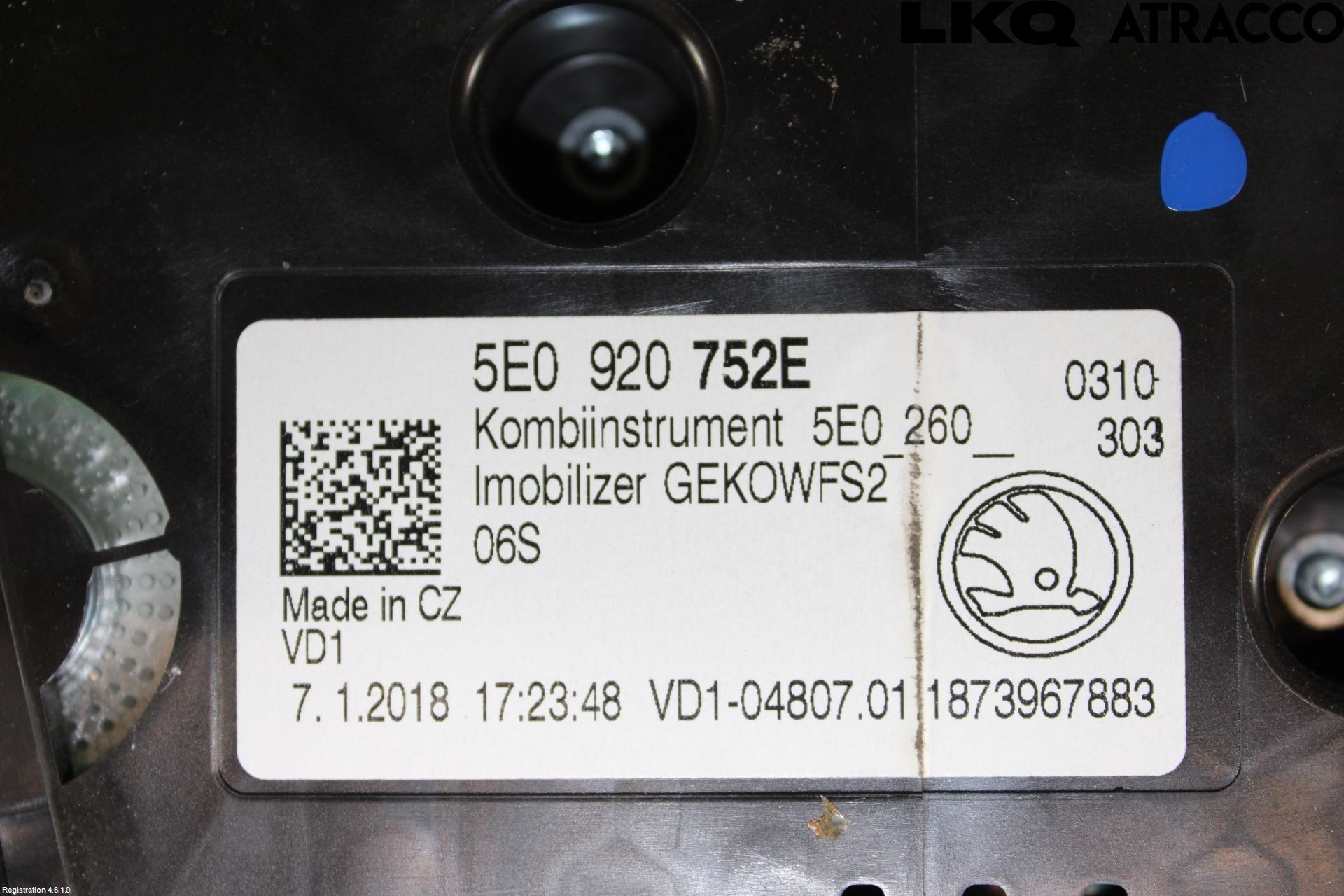 Skoda OCTAVIA (5E) 13-20 Instr Kombinert