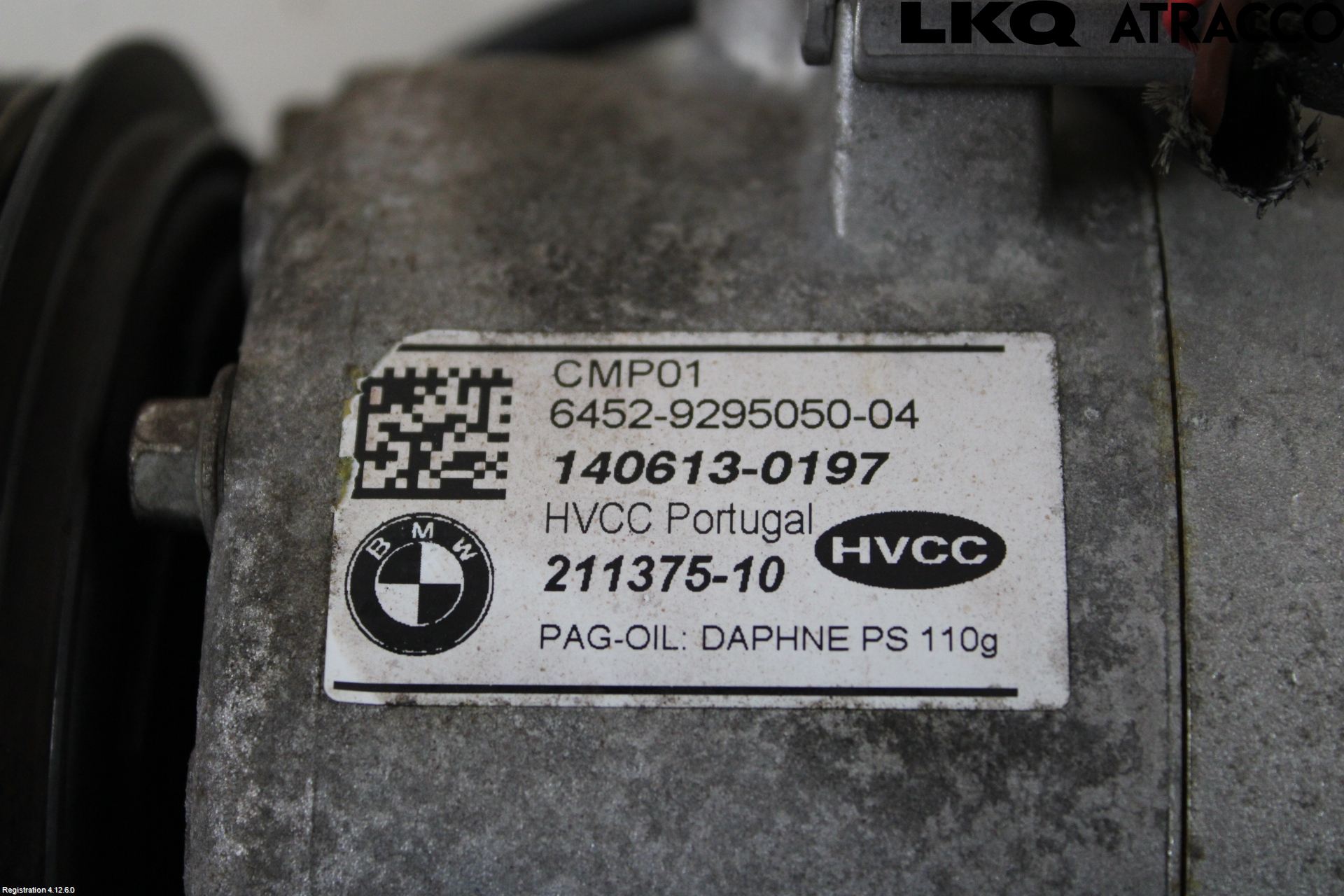 Mini ONE/COOPER 3DR F56 14-24 Varme Ac Kompressor
