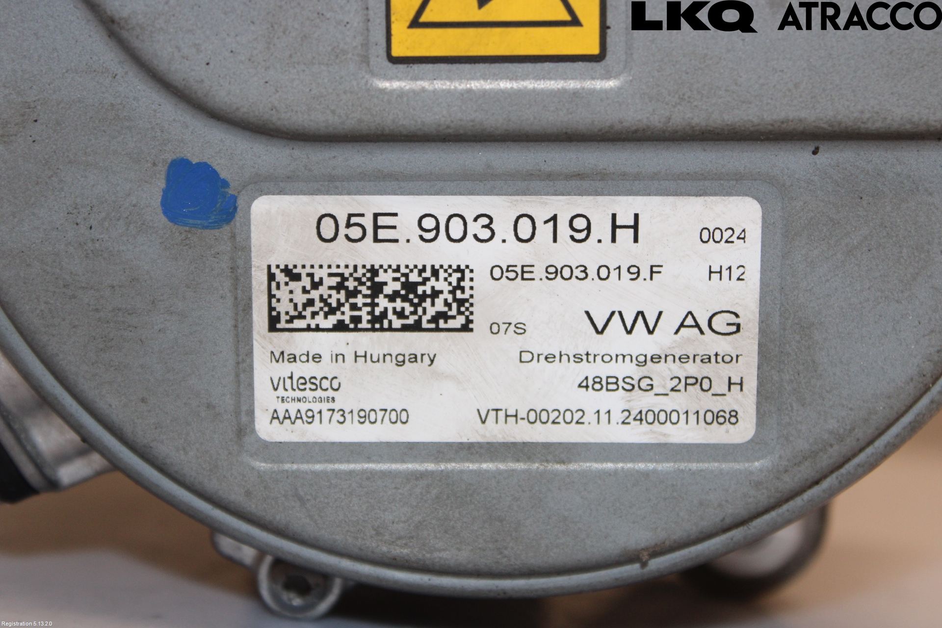 Audi A3/S3 8Y 21- Dynamo