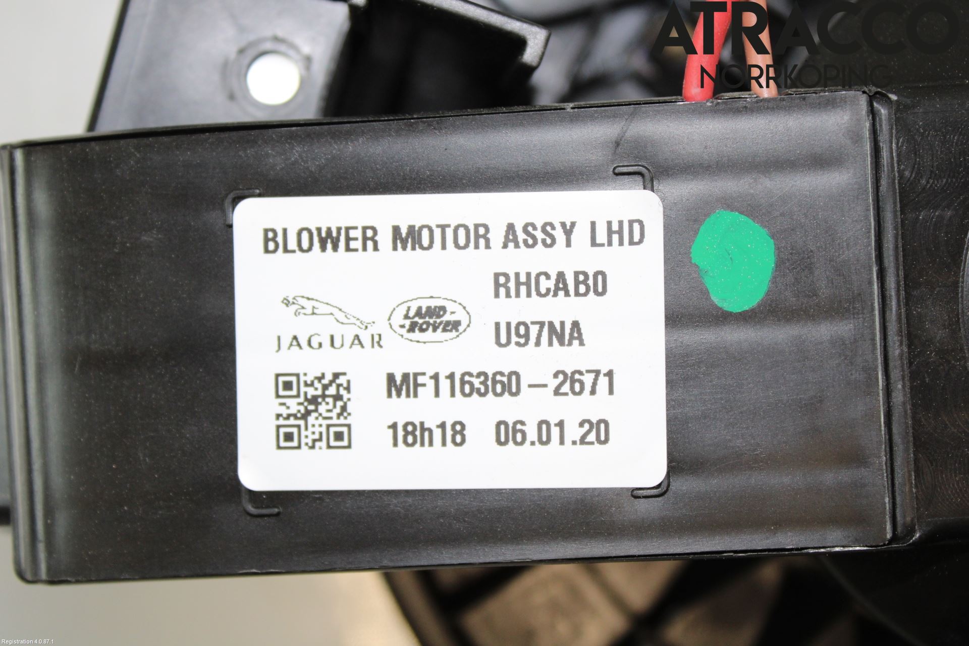 Jaguar XF (X260) 16-24 Varmeapparat Viftemotor