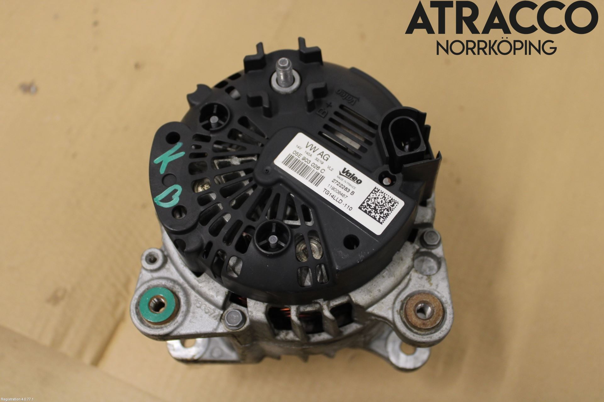 Volkswagen VW GOLF / E-GOLF VII 13-20 Dynamo