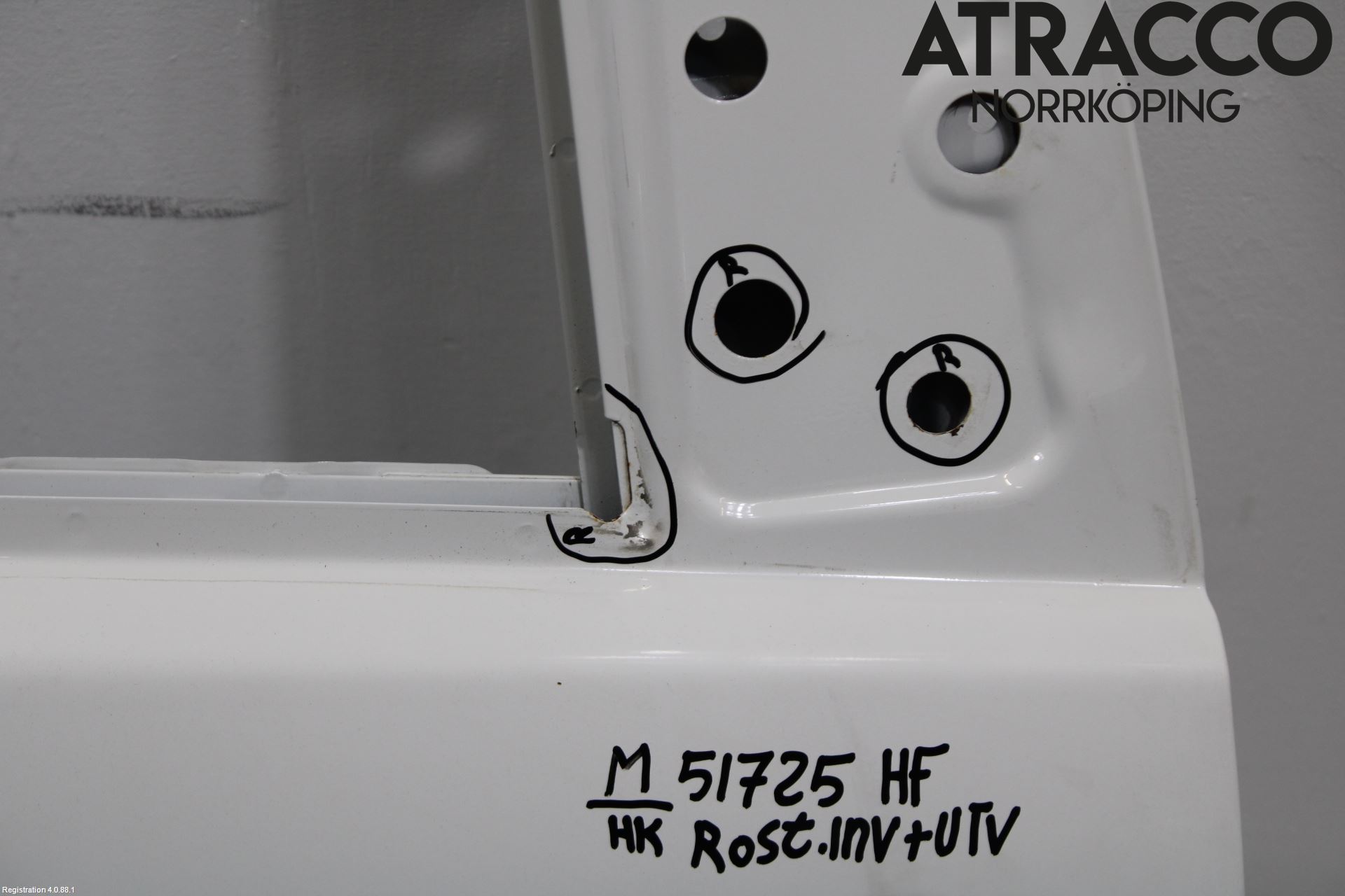 Peugeot EXPERT 07-14 Dør 4D Foran Høyre