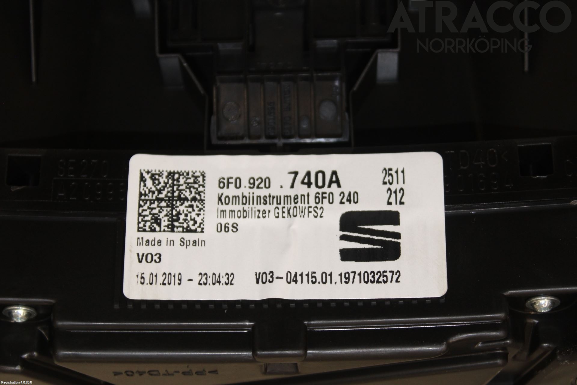 Seat ARONA Instr Kombinert