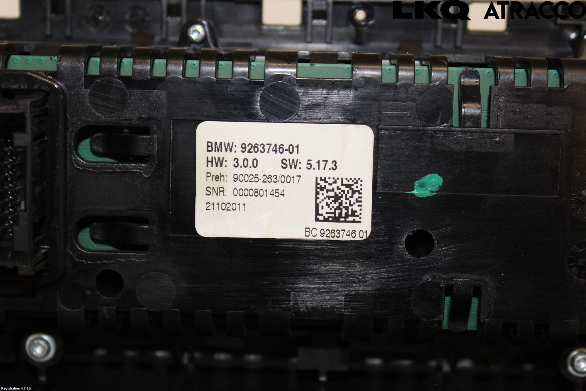 BMW 5 F10/F11/F18 09-17 Varmeapparat Panel(Regulering)