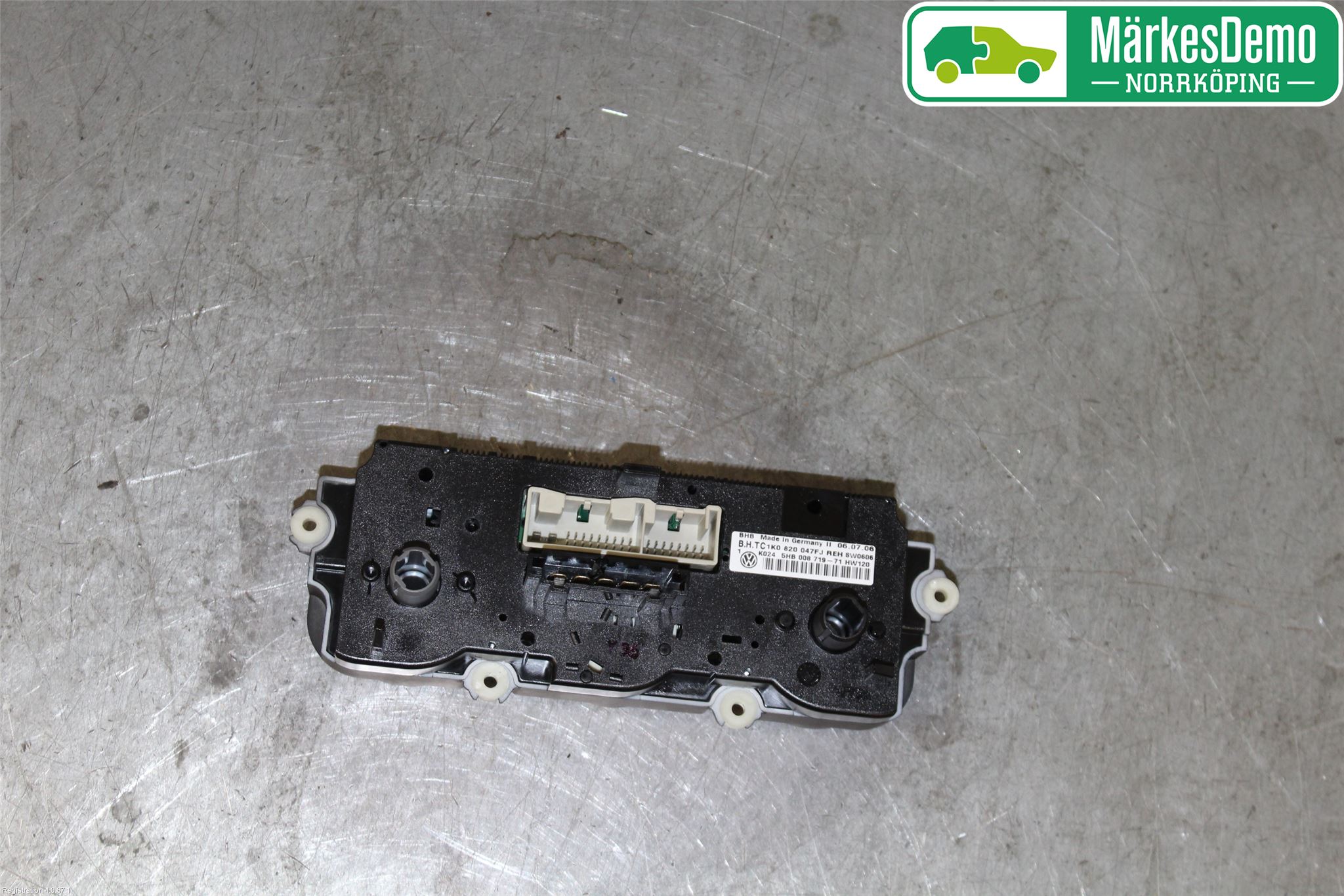 Volkswagen VW GOLF V 04-09 Varmeapparat Panel(Regulering)