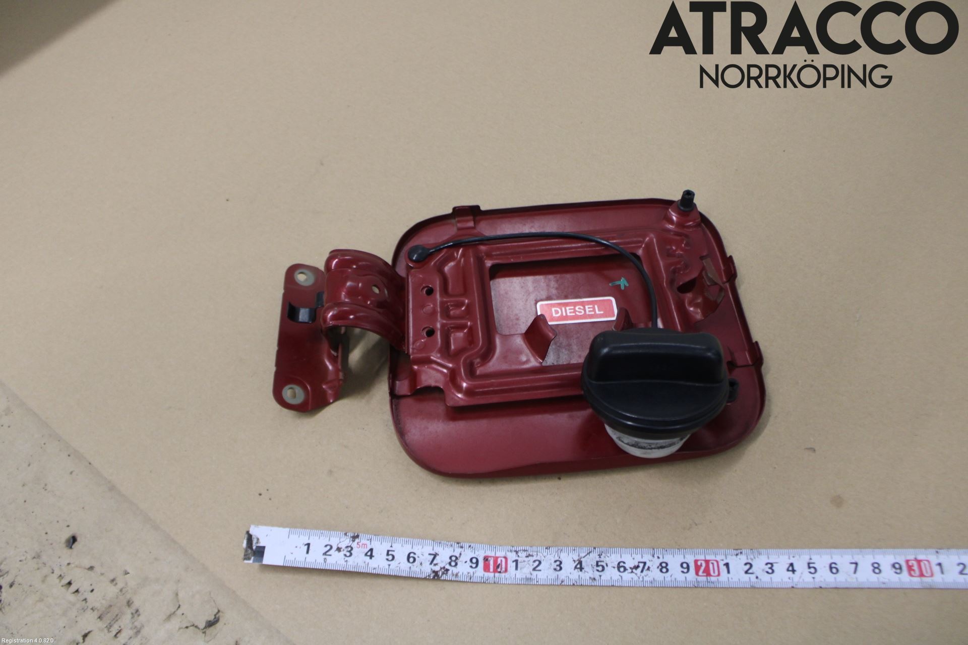 Nissan QASHQAI 10-14 Drivstoff Tankluke