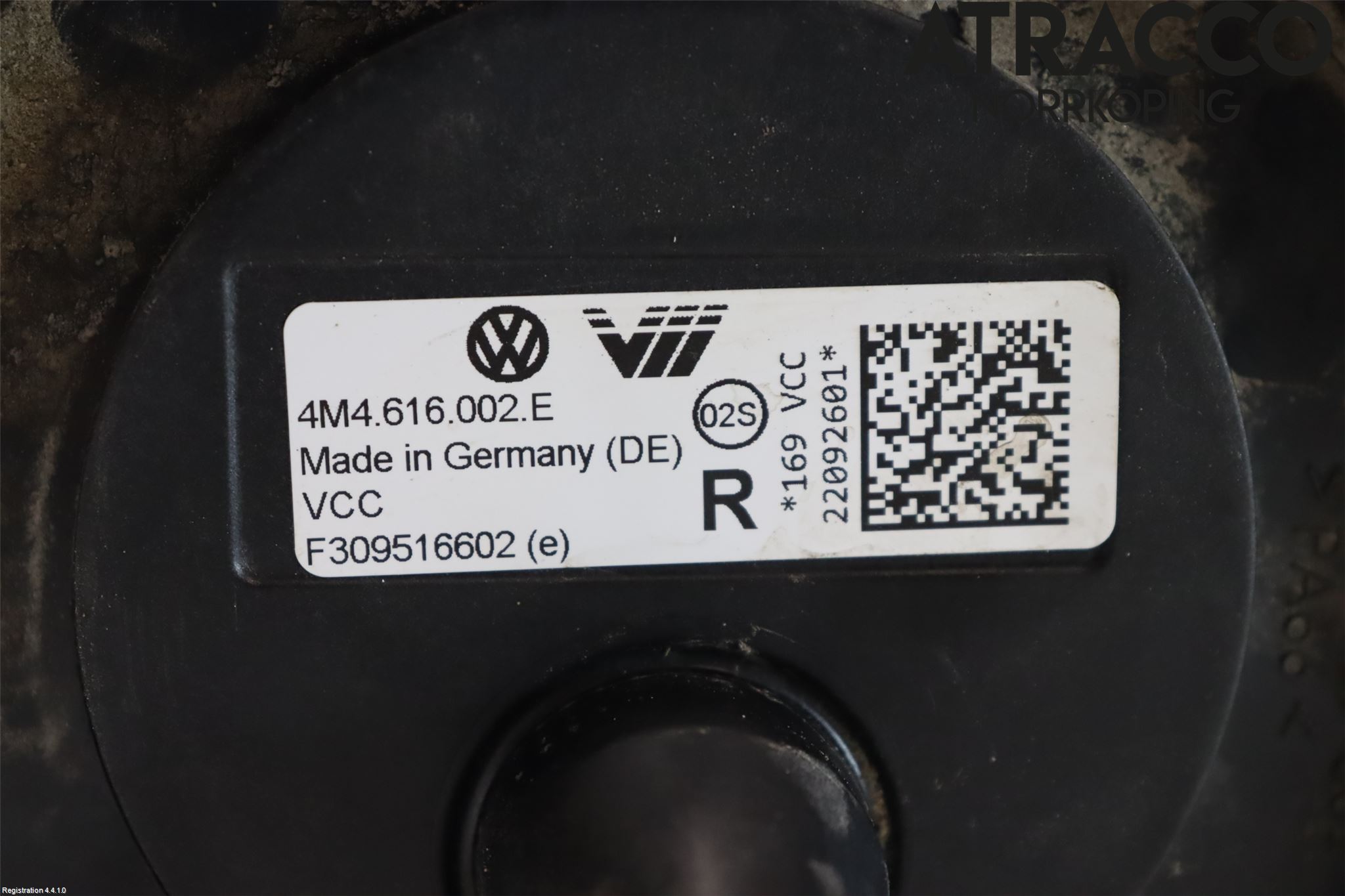 Volkswagen VW TOUAREG CR 18- Nivåreg Belg - Luftpute