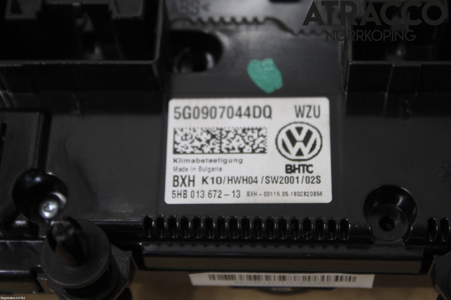 Volkswagen VW PASSAT 15-19 Varmeapparat Panel(Regulering)